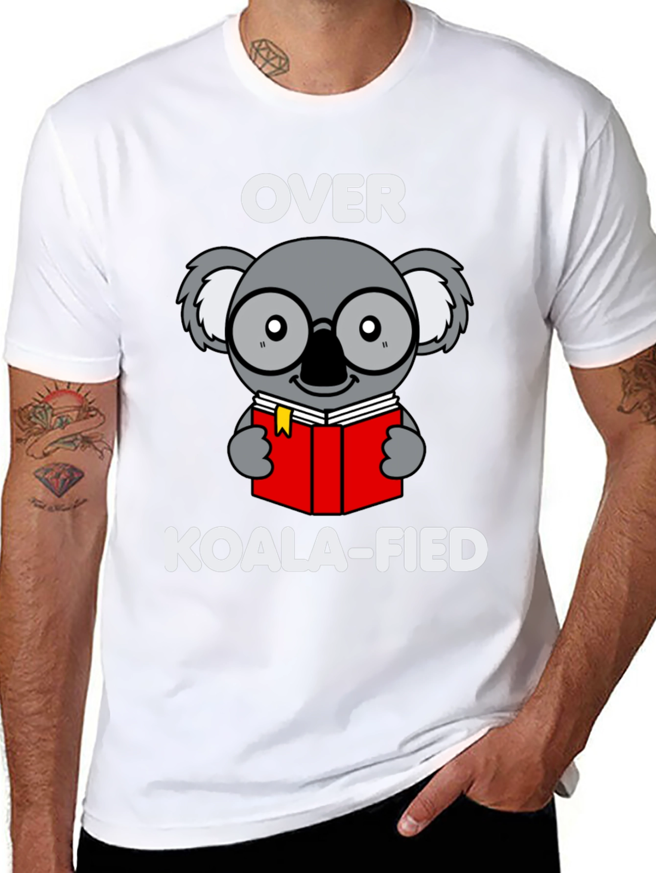 Black Over Koala-fied Graphic T-Shirt view 8