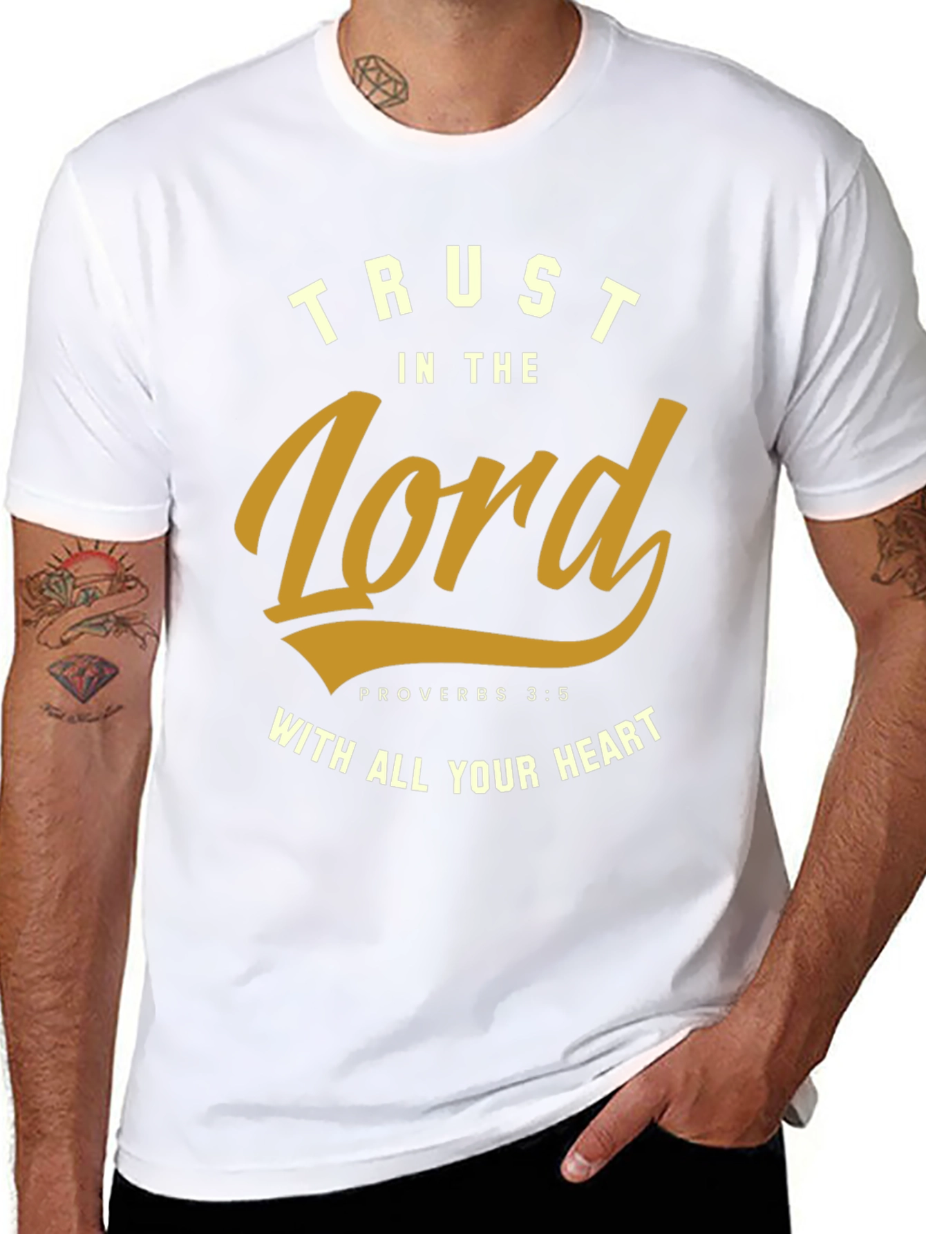 Black Trust in the Lord T-Shirt view 8