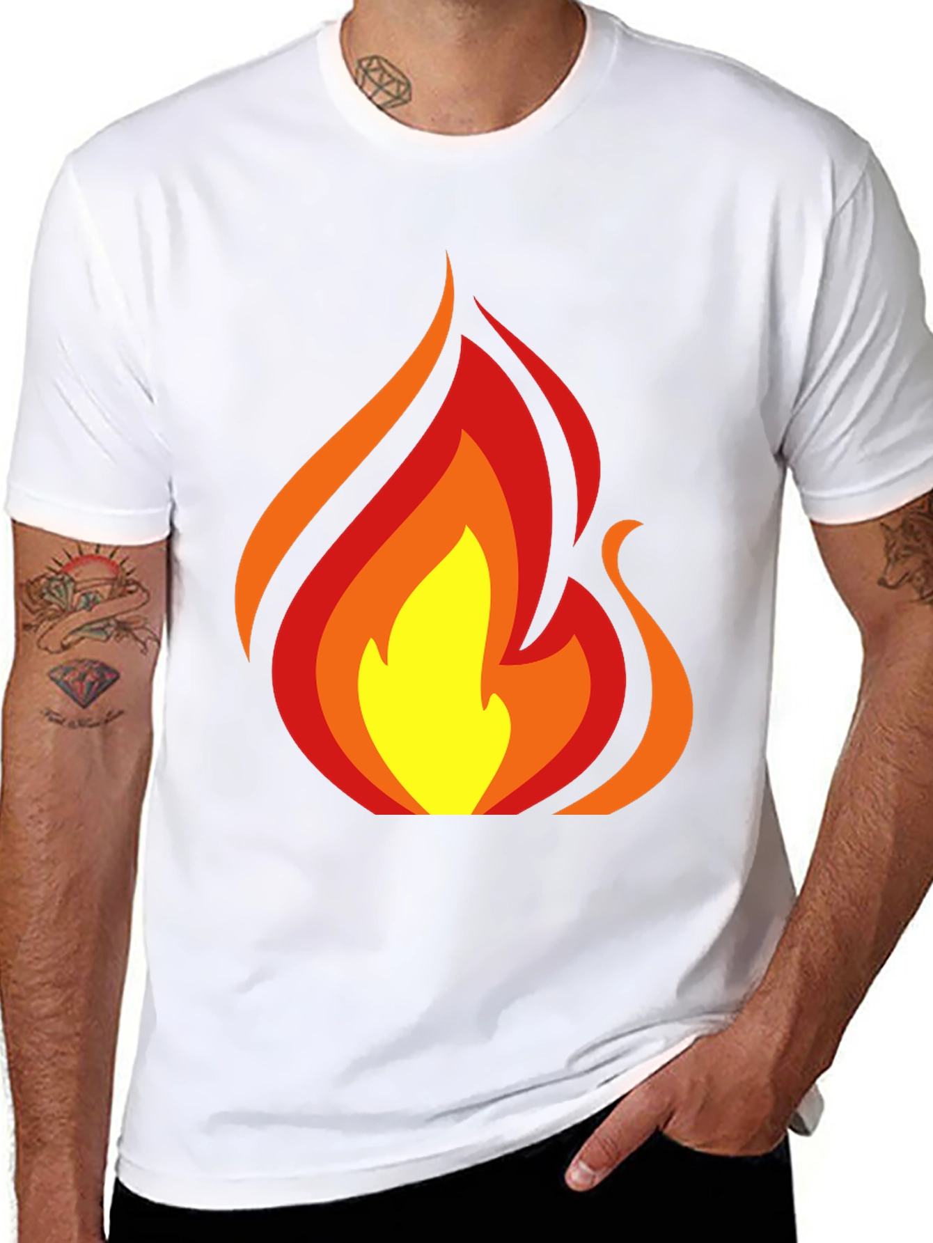 Flame Graphic T-Shirt - Bold & Stylish - 8