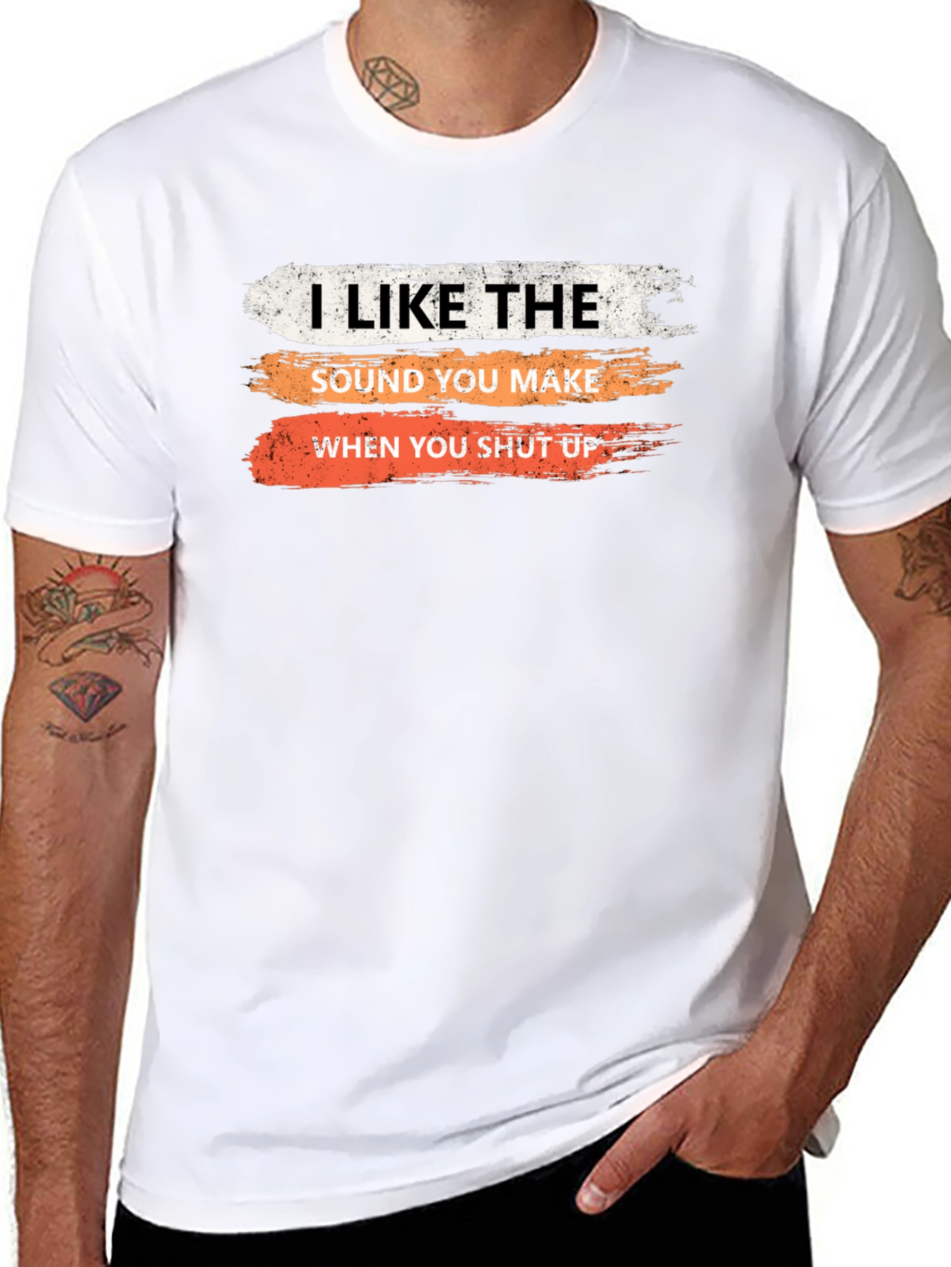 Black Humorous Sarcastic T-Shirt: I Like the Sound You Make... view 8