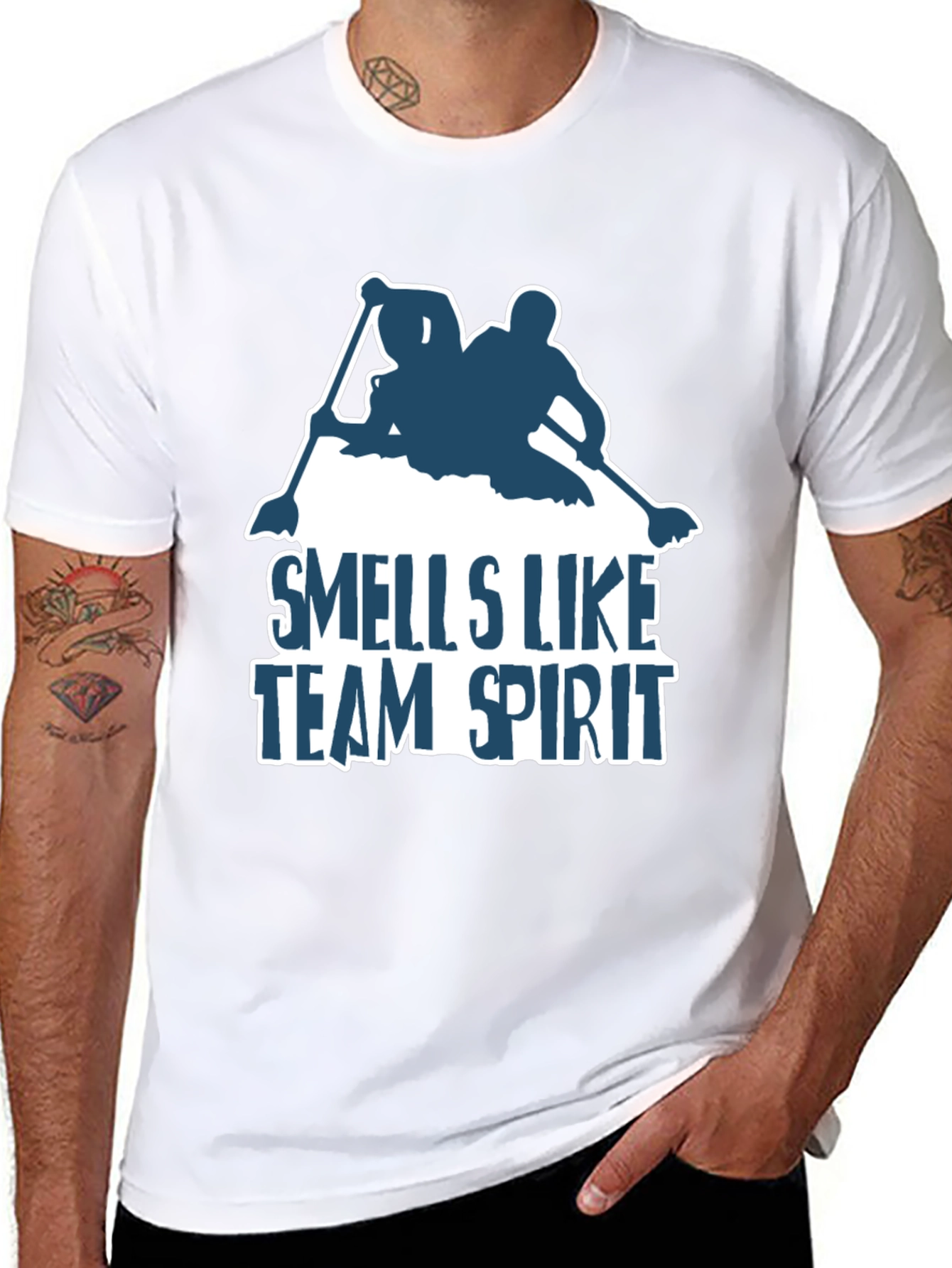 Black Team Spirit Graphic Tee view 8