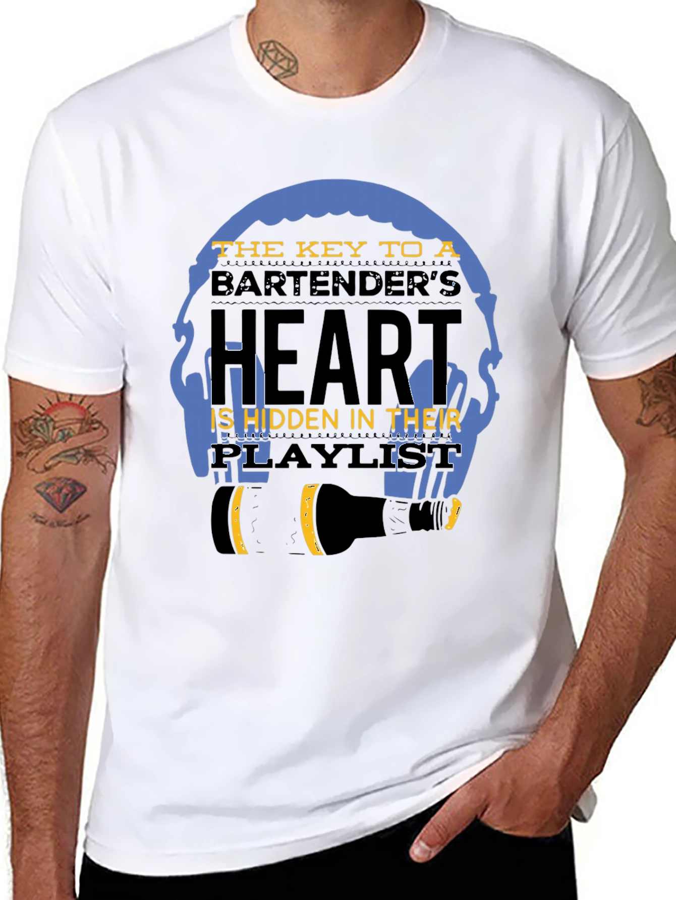 Bartender's Heart Playlist T-Shirt - 8