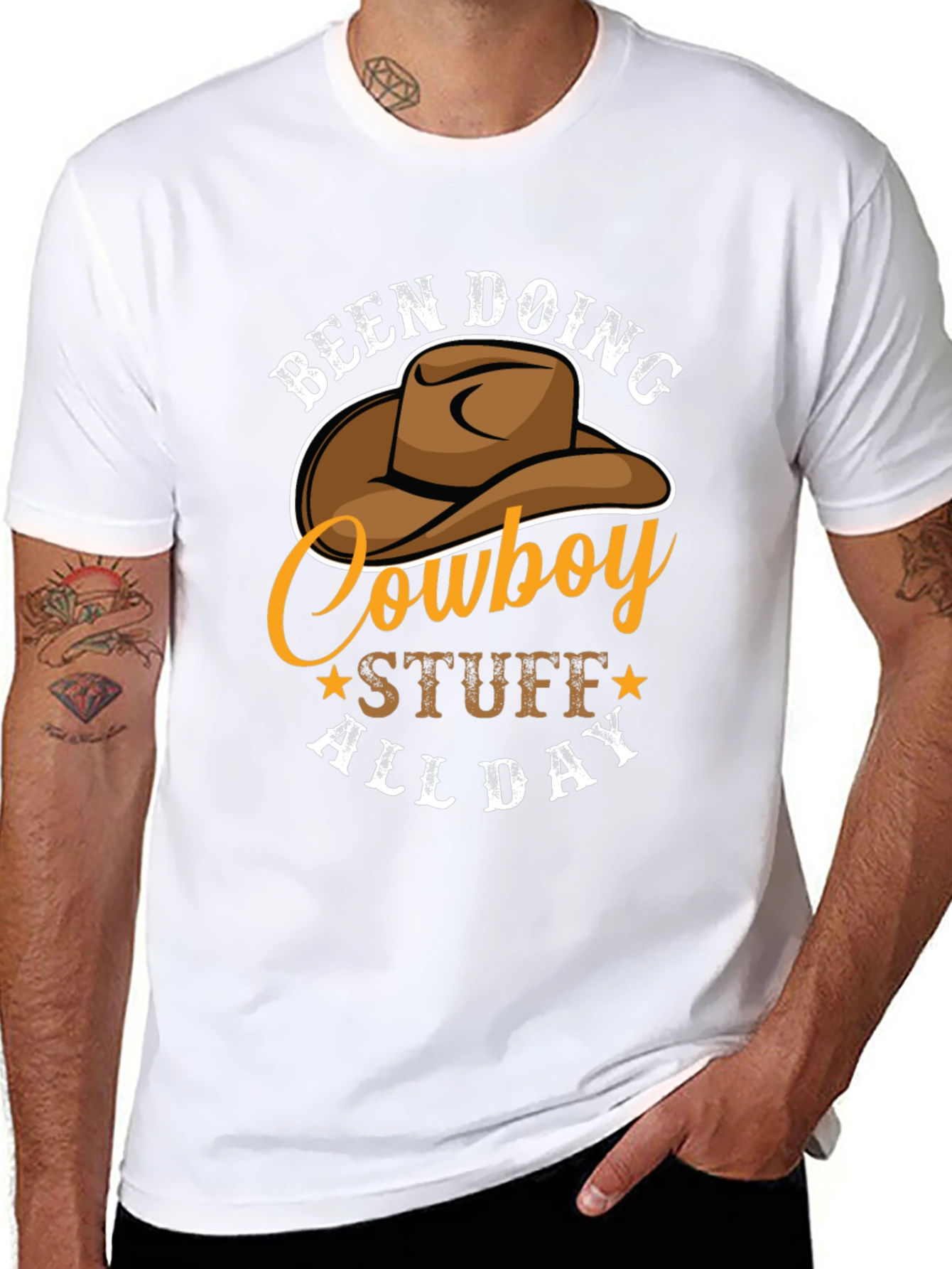 Cowboy Stuff All Day Graphic Tee - 8