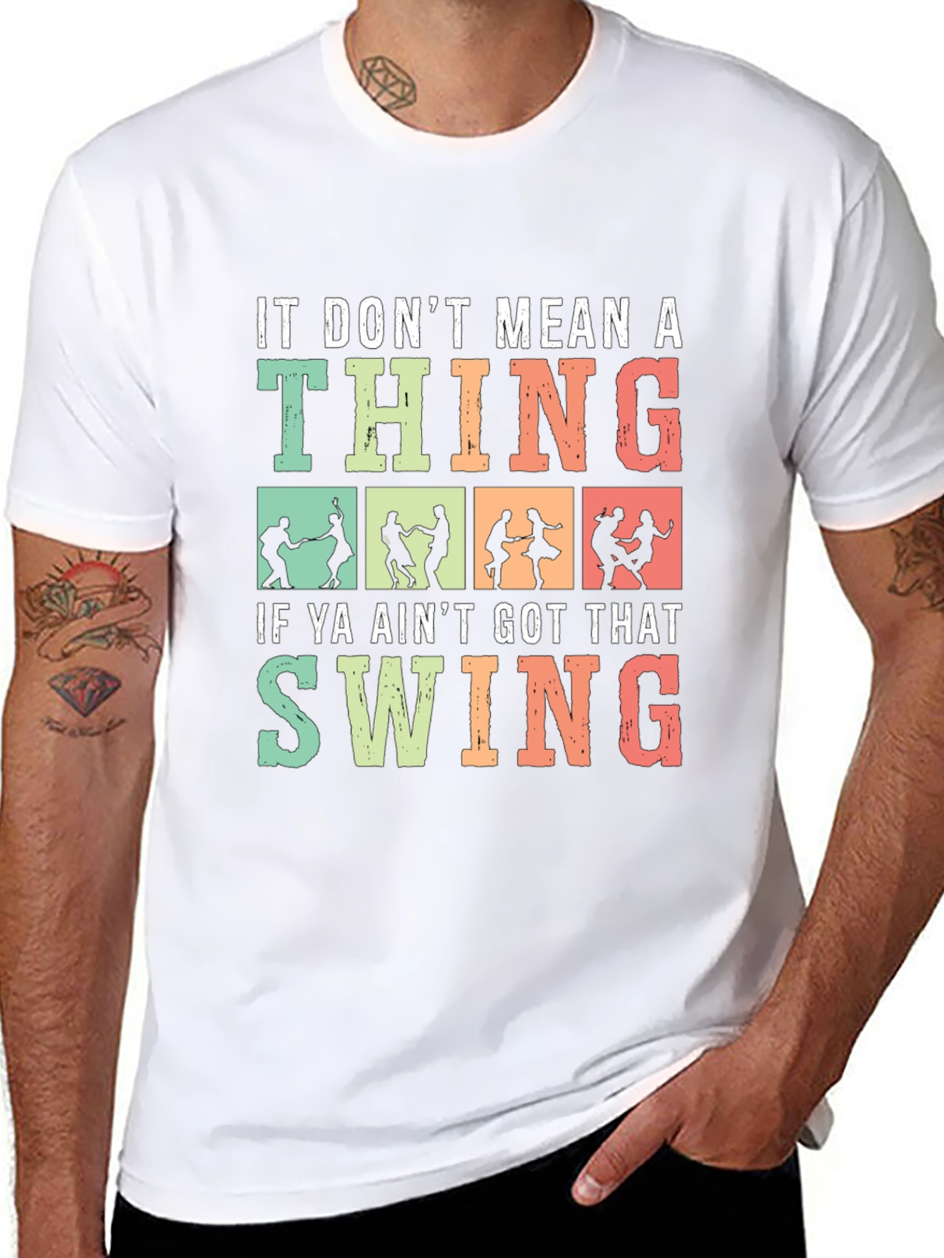 Black Swing Dance T-Shirt view 8