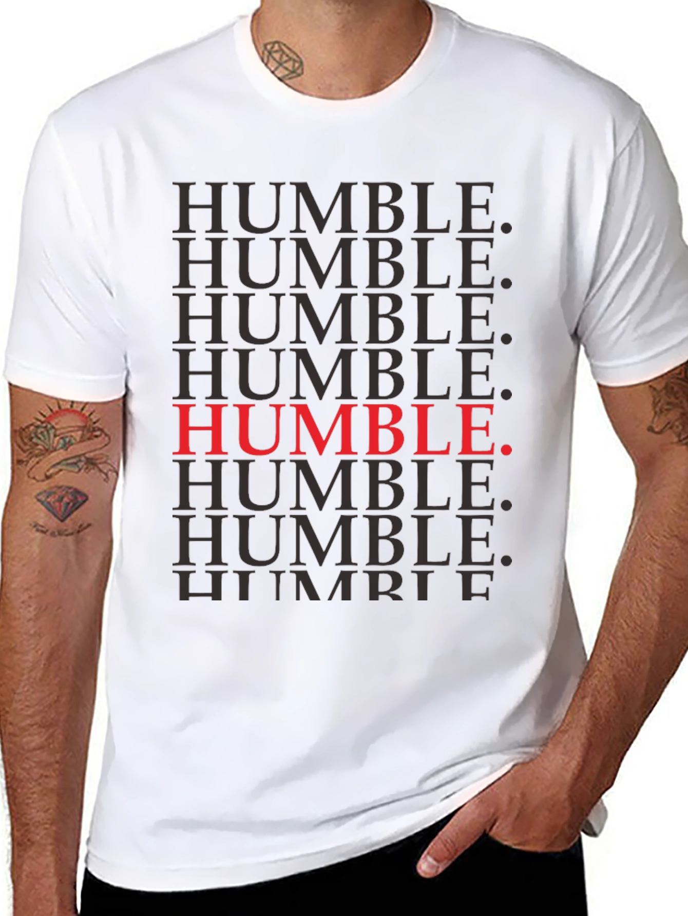 Black Humble Graphic Print T-Shirt view 8