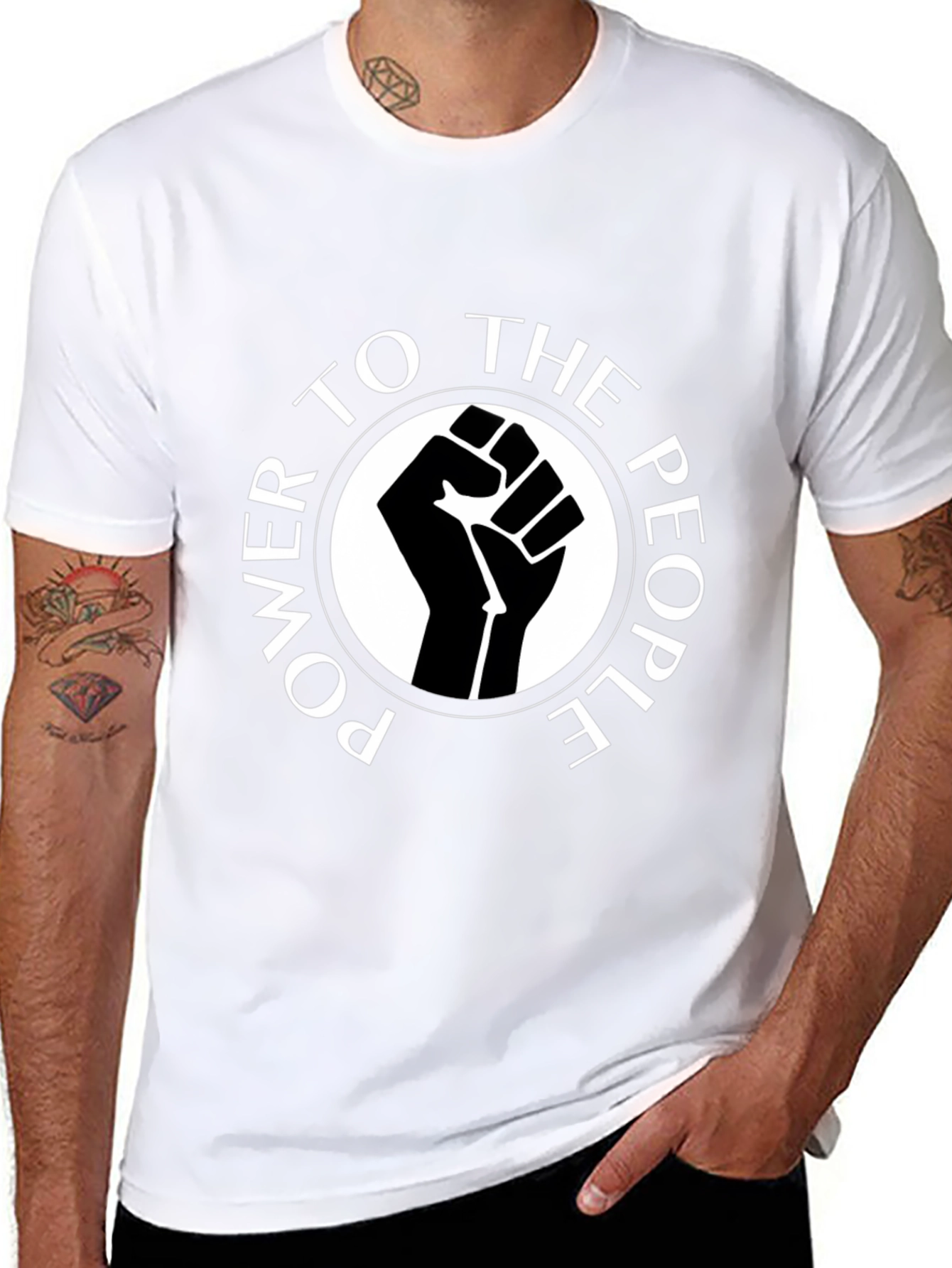 Black Power to the People Graphic T-Shirt view 8