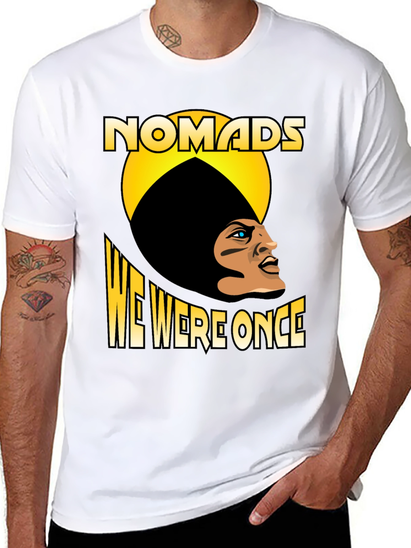 Black Nomads We Were Once Graphic T-Shirt view 8