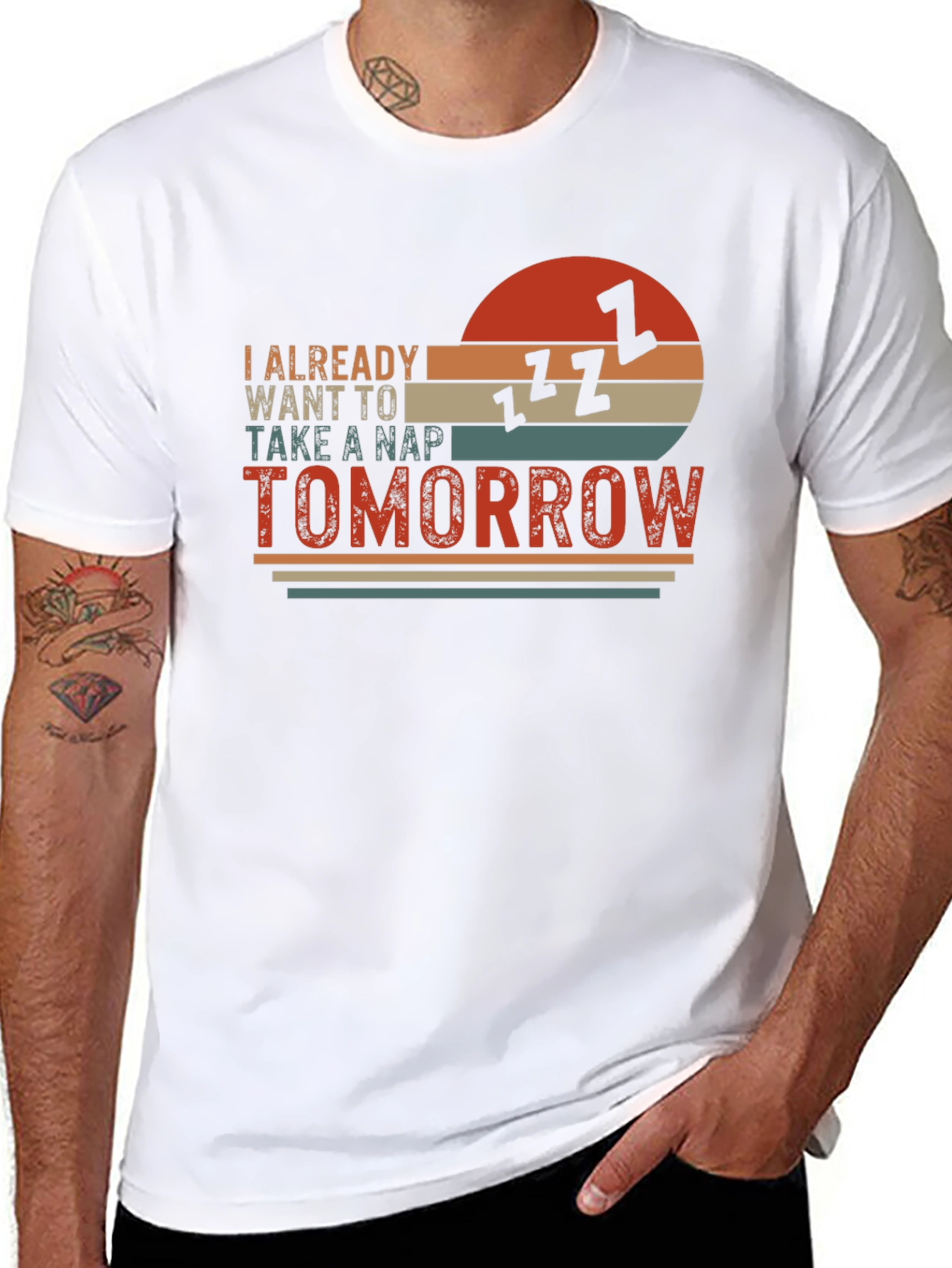 Black I Already Want To Take A Nap Tomorrow T-Shirt view 8