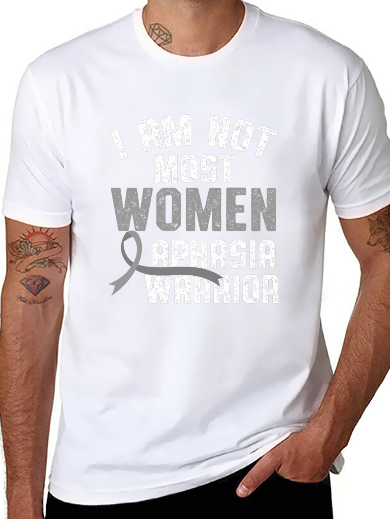 Aphasia Warrior T-Shirt - I AM NOT MOST WOMEN - 8
