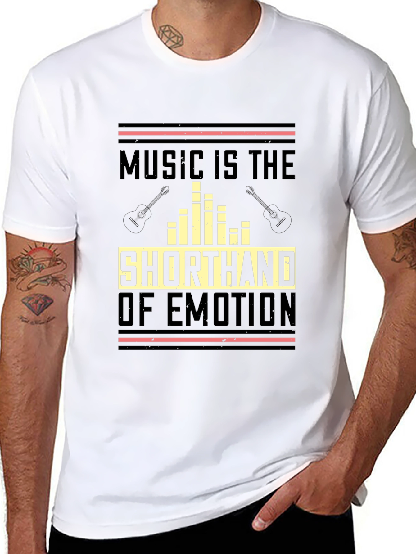 Black Music is the Shorthand of Emotion T-Shirt view 8