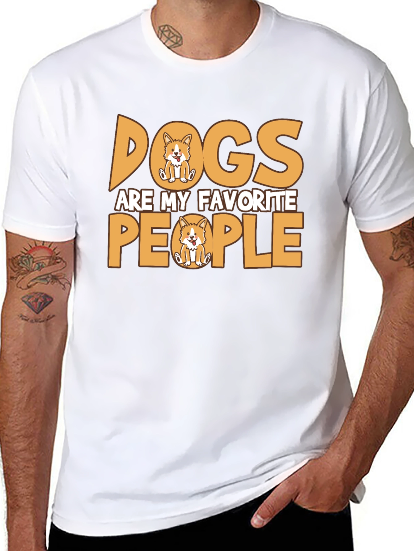 Black Dogs Are My Favorite People T-Shirt view 8