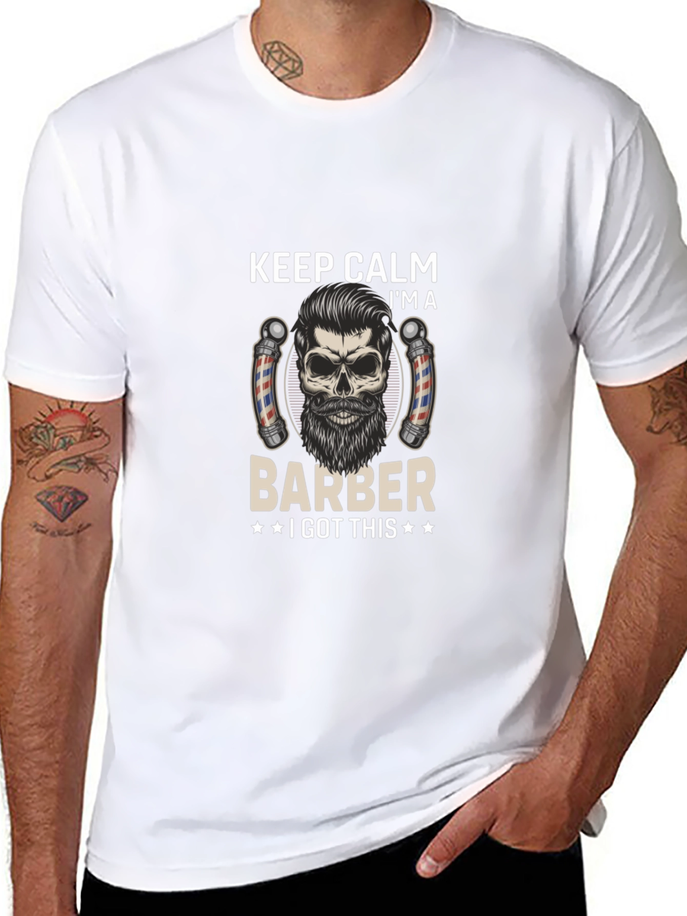 Keep Calm Barber T-Shirt - Stylish & Unique - 8