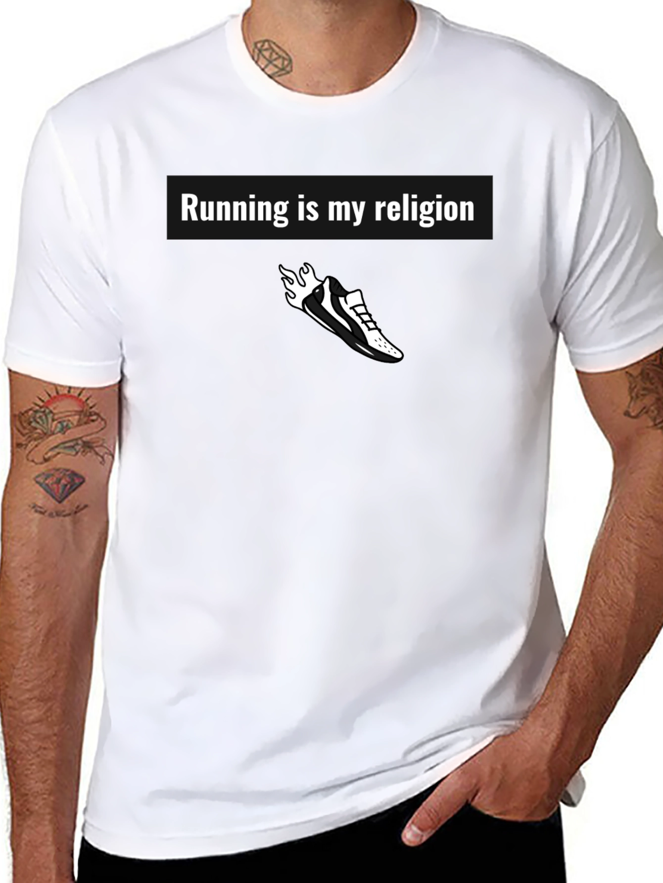 Running Is My Religion T-Shirt - 8