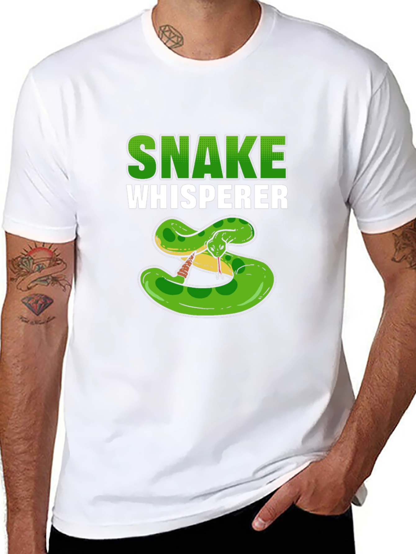 Black Snake Whisperer T-Shirt view 8