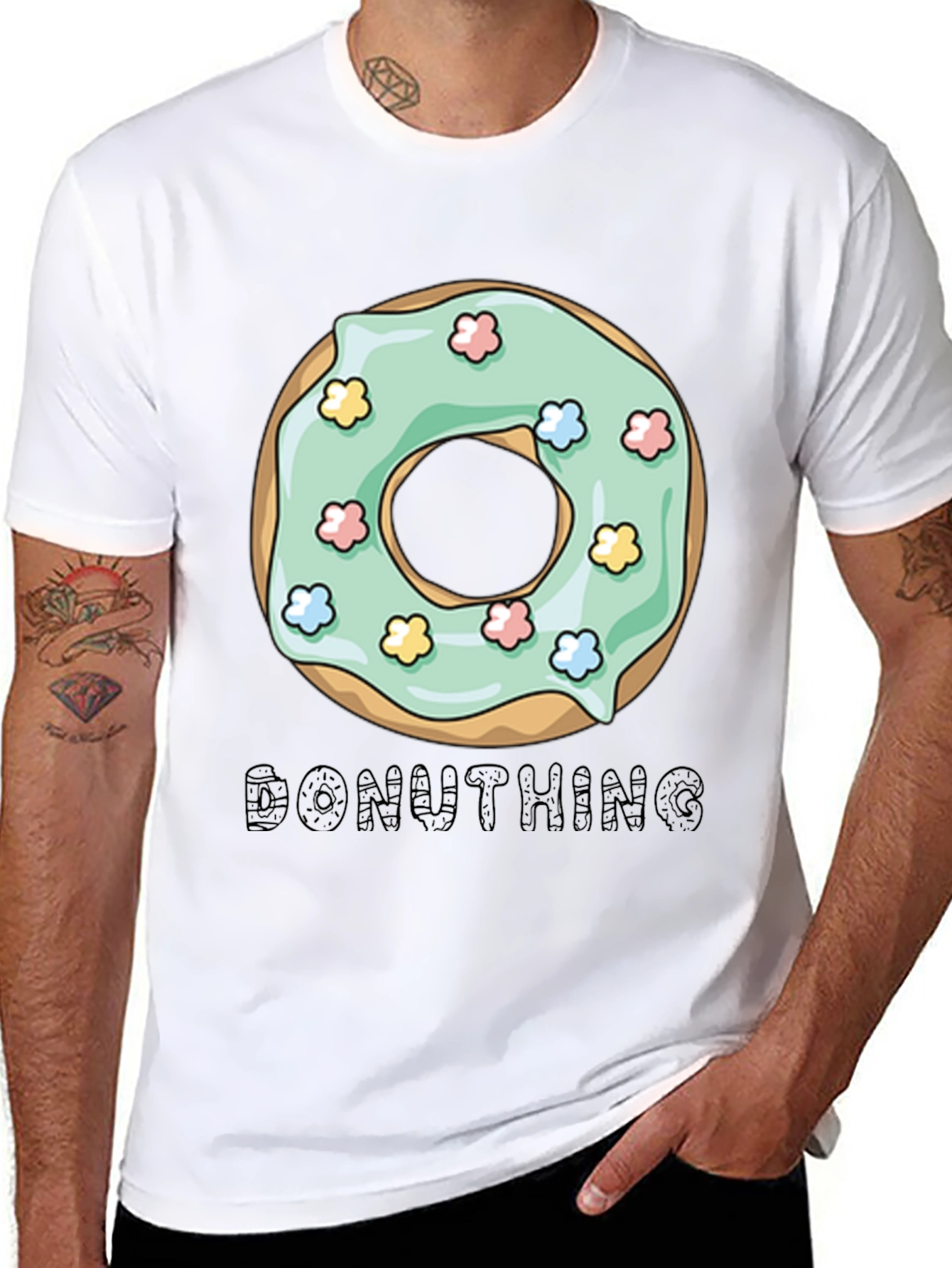 Donut Thing Graphic T-Shirt - Sweet Treat Tee - 8