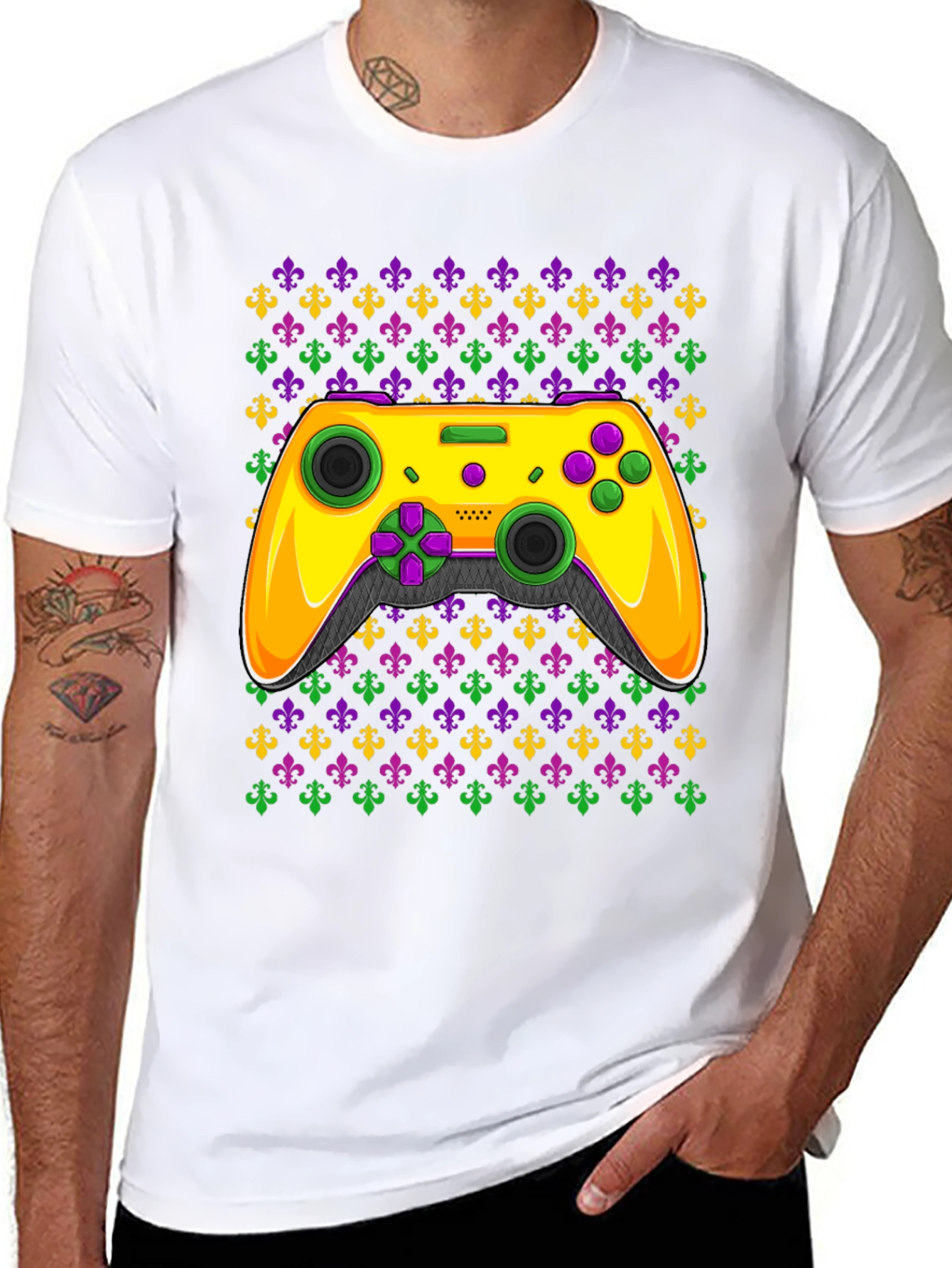 Gamer Mardi Gras T-Shirt - 8