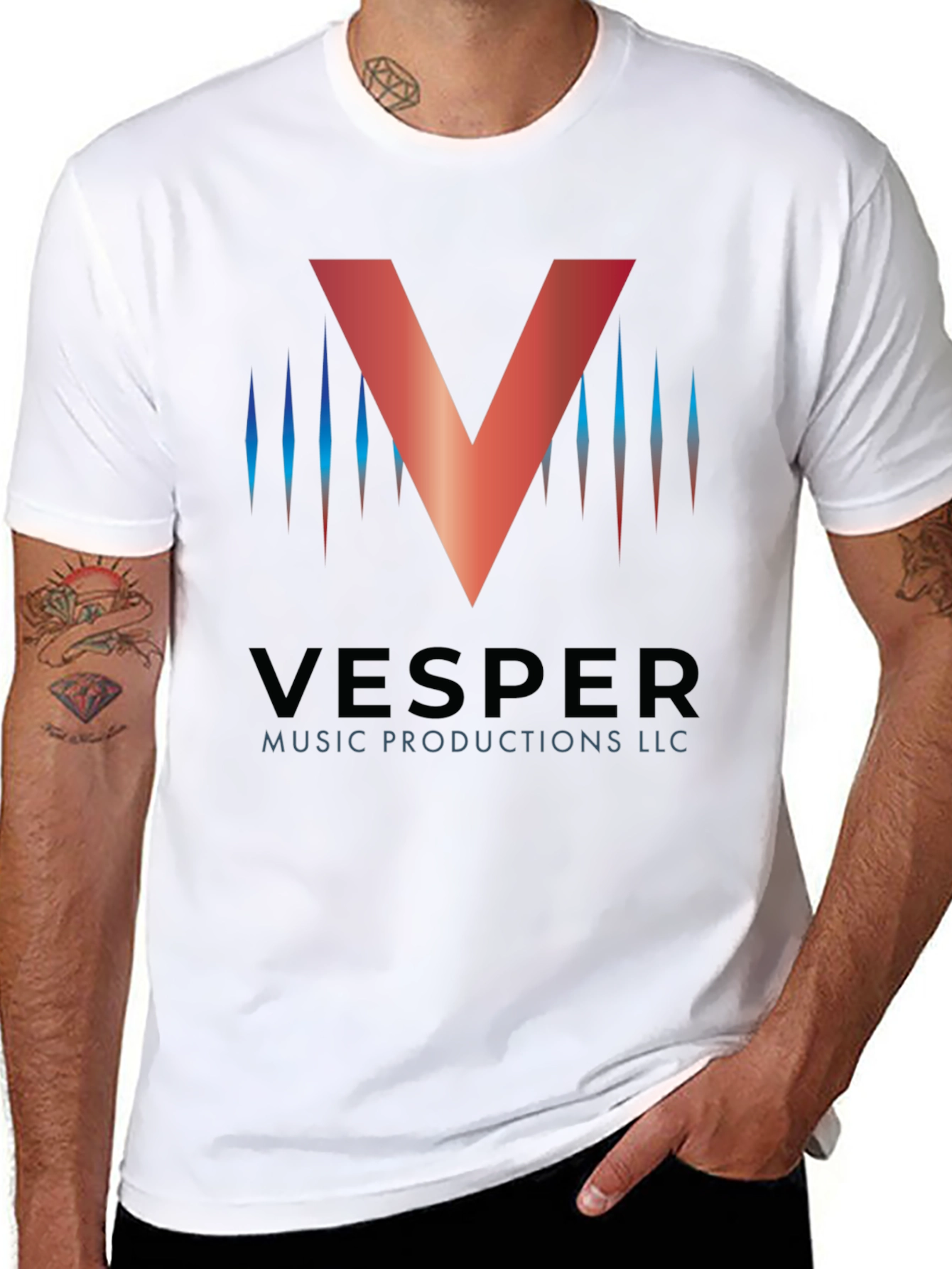 Black Vesper Music Productions LLC T-Shirt view 8