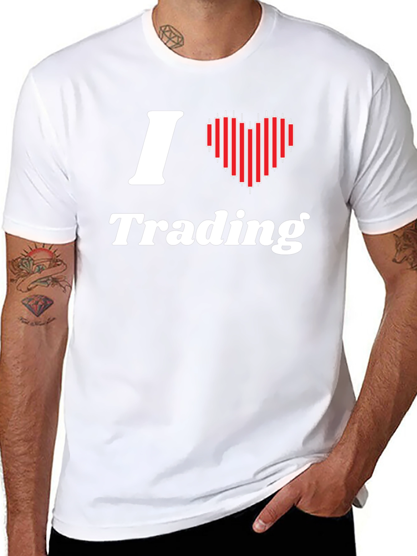 Black I Love Trading Black T-Shirt view 8