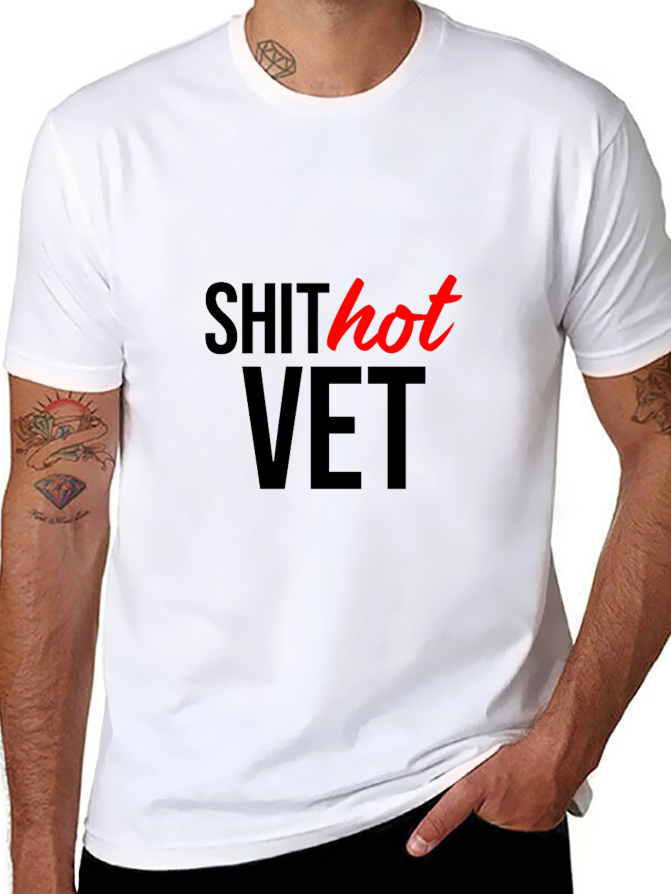 Shit Hot Vet T-Shirt - Black - 8