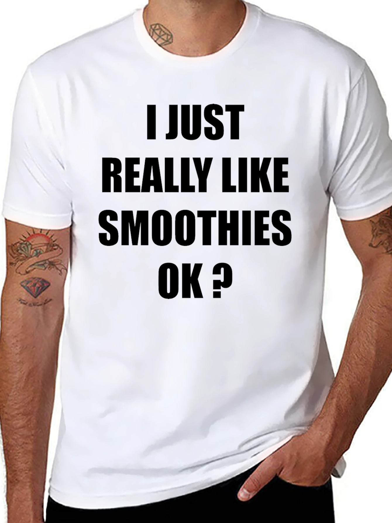 Black Smoothies Graphic Tee view 8