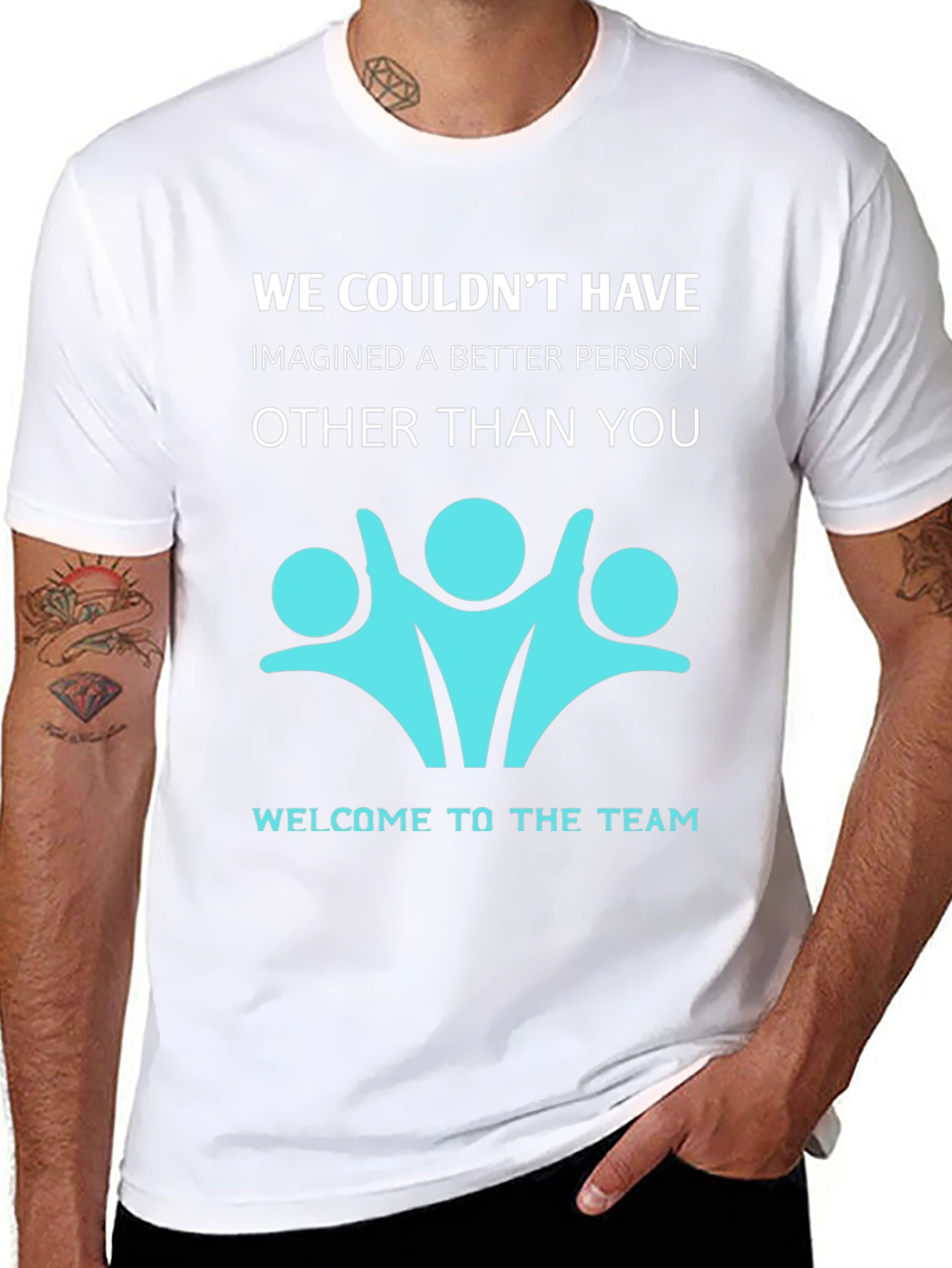 Black Welcome to the Team T-Shirt view 8