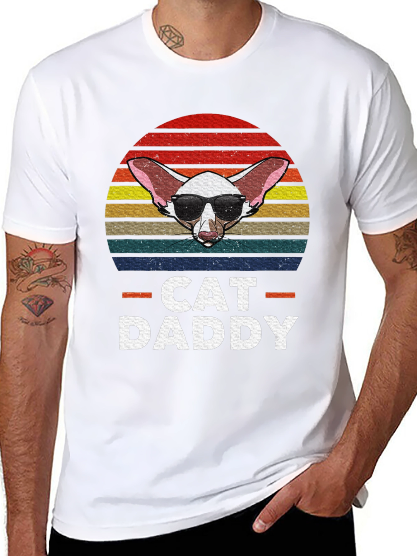 Black Cat Daddy T-Shirt view 8
