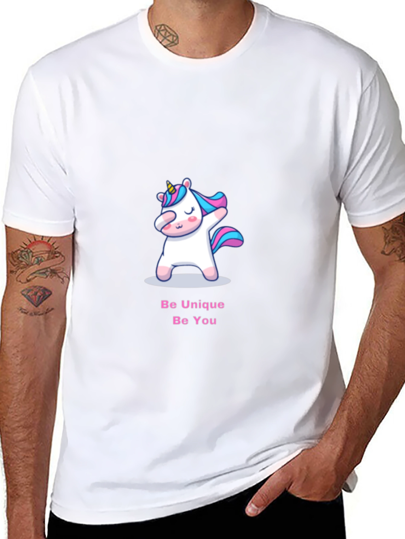 Black Unicorn Dabbing Tee - Be Unique, Be You! view 8