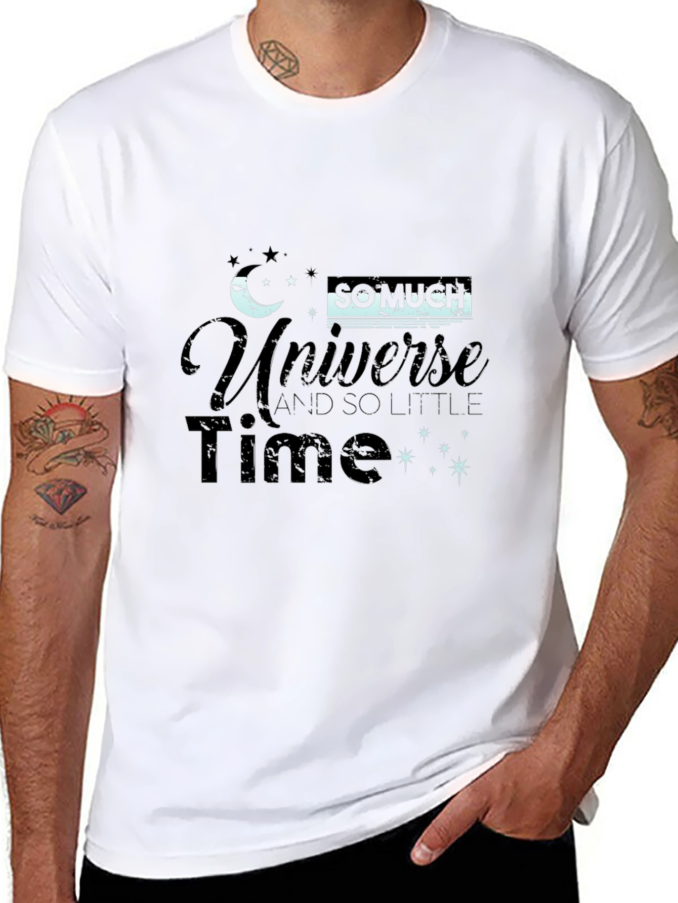 Black Universe T-Shirt - So Much Universe, So Little Time! view 8