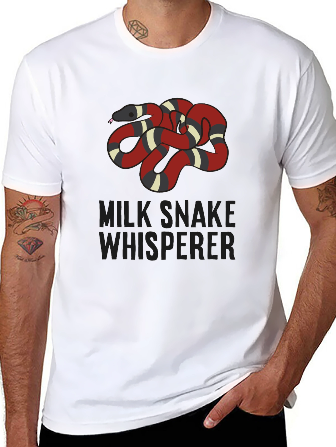 Black Milk Snake Whisperer Graphic Tee - Black view 8