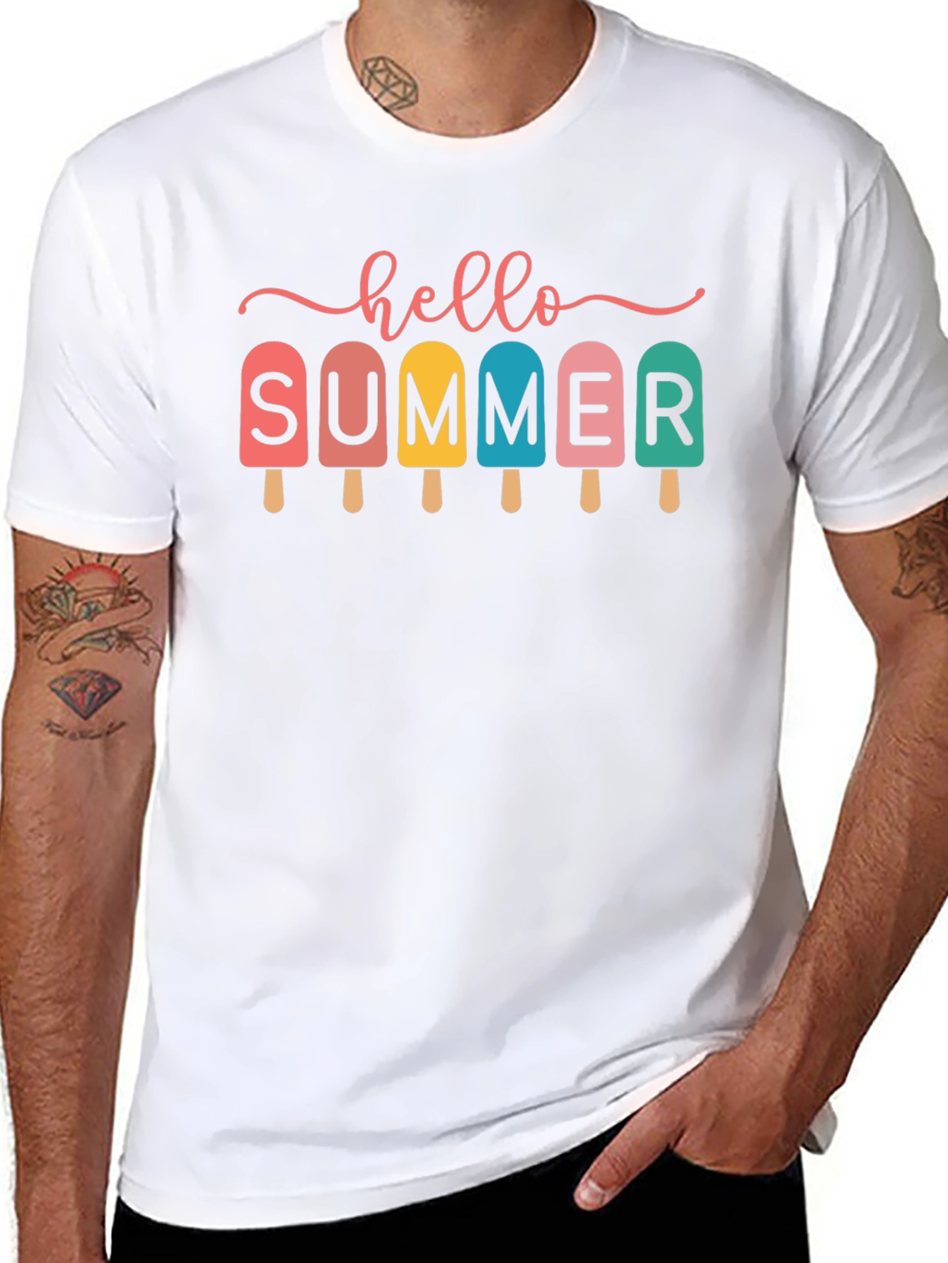 Hello Summer Popsicle T-Shirt - 8