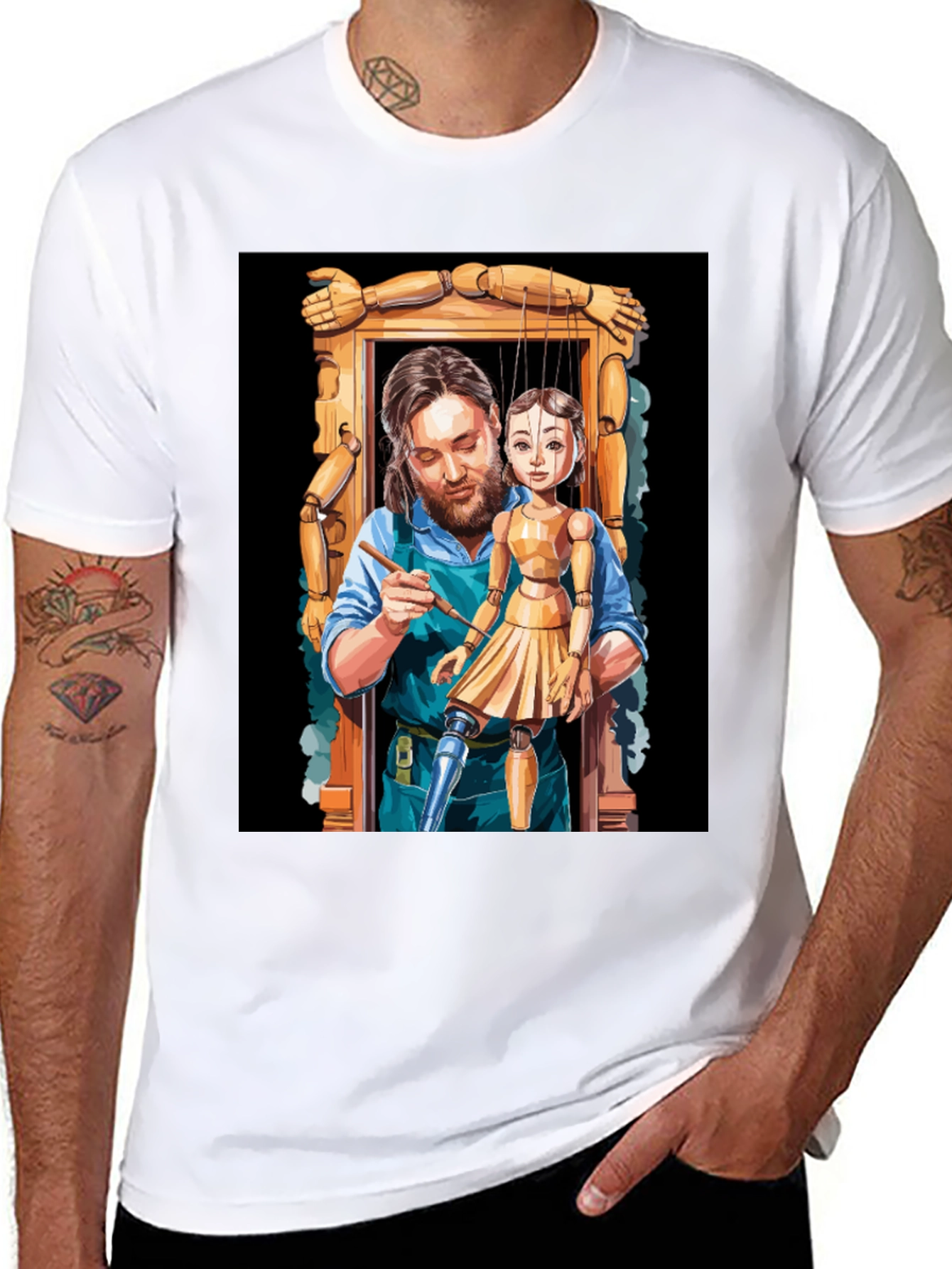 Black Marionette Master Graphic Tee view 8