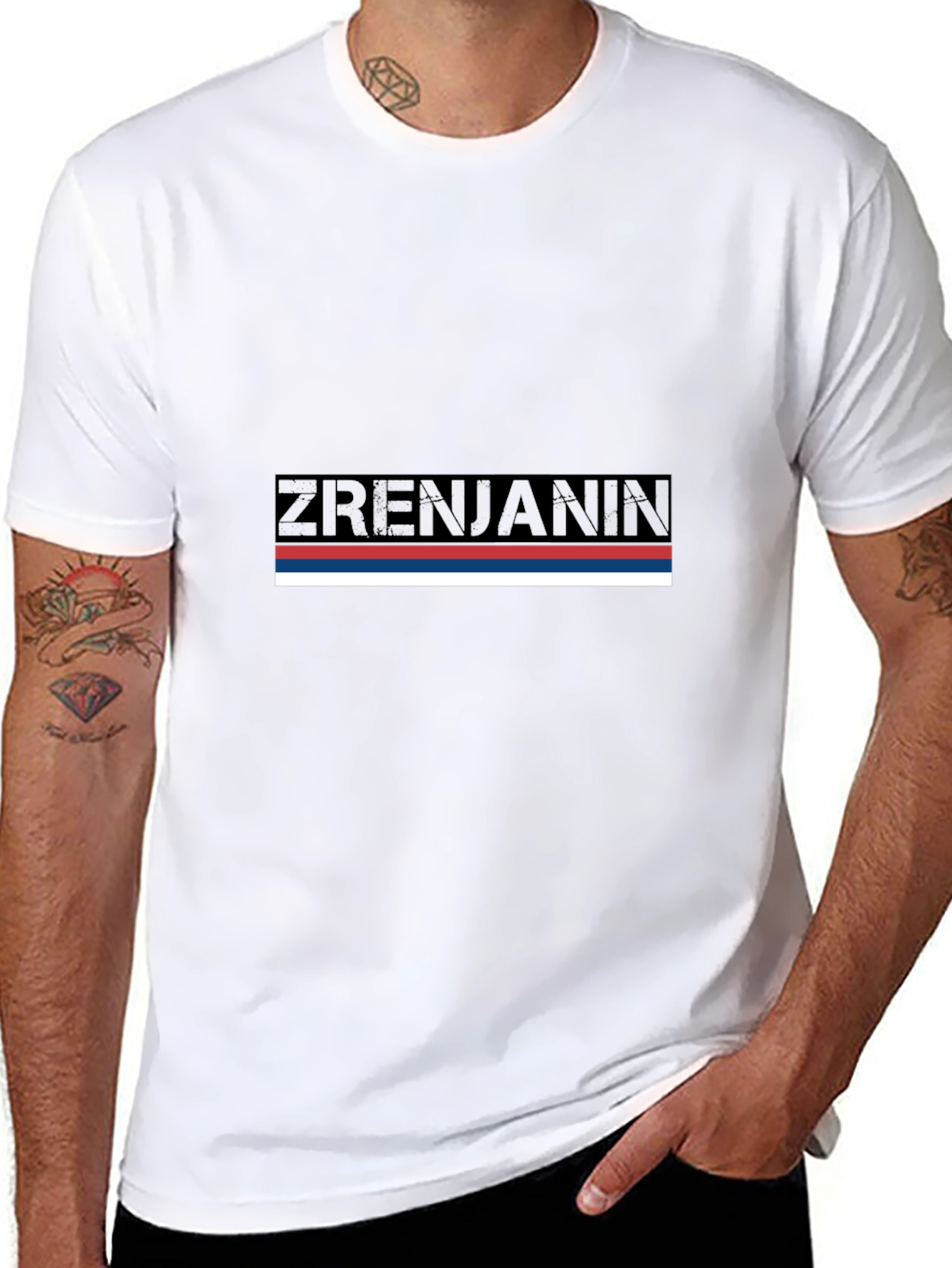 Zrenjanin Serbia Flag T-Shirt - 8
