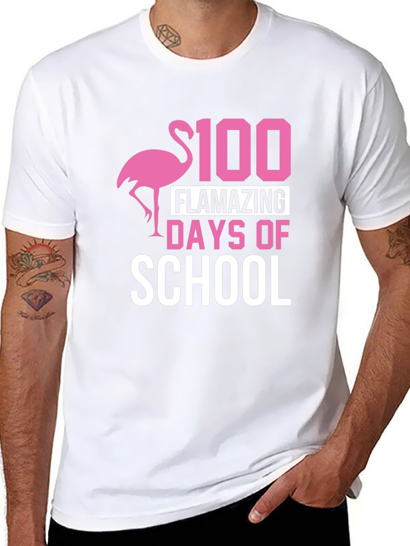 Flamazing 100 Days of School Tee - 8