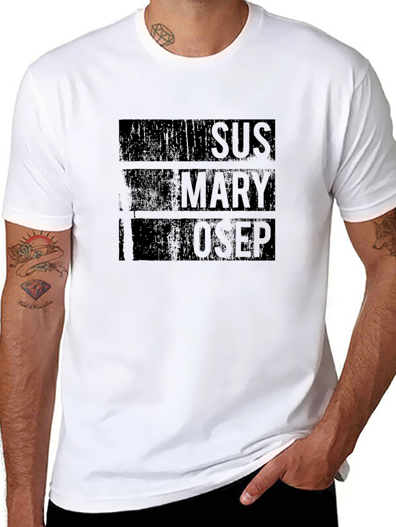 Black SUS MARY OSEP Graphic T-Shirt - Black view 8