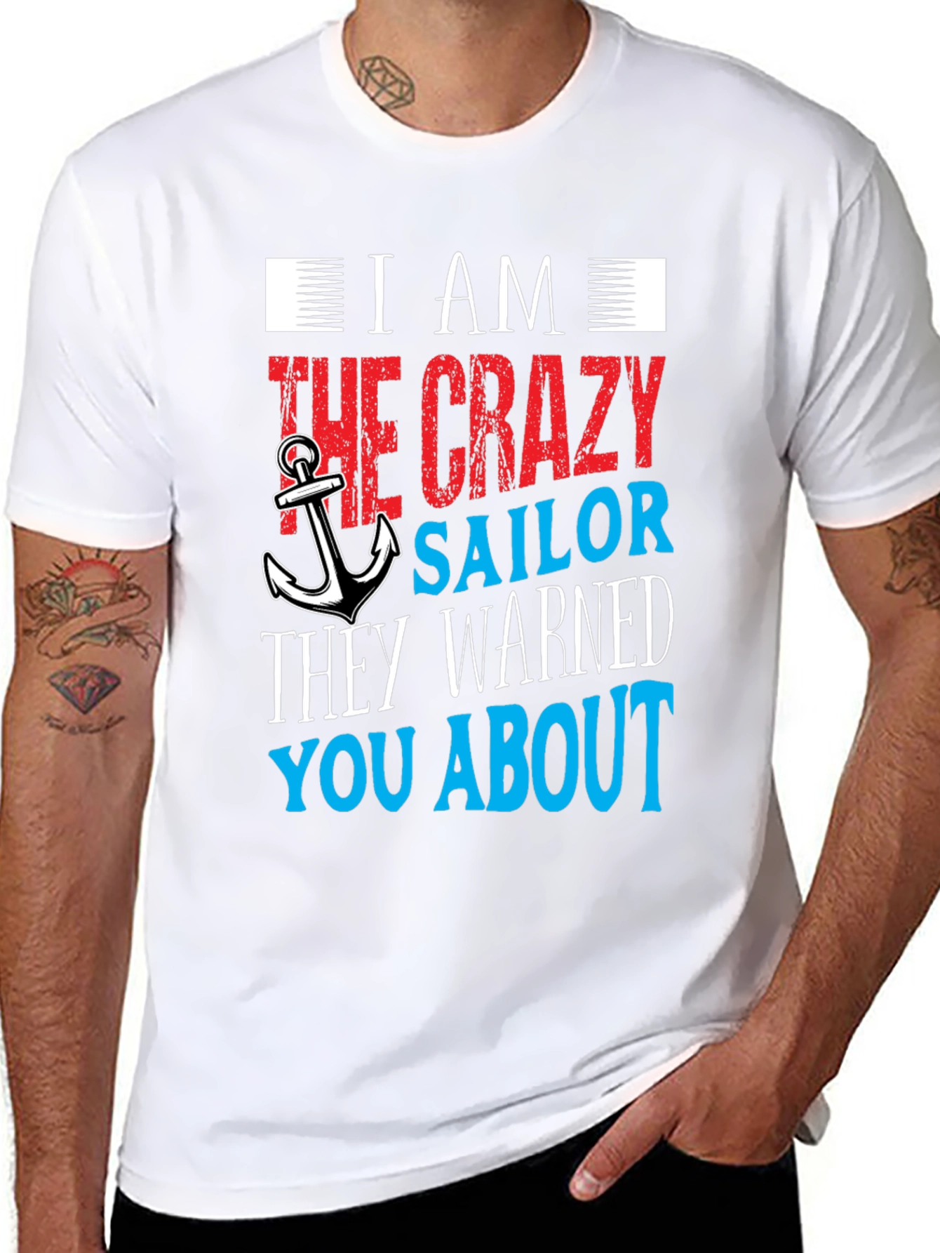 Black Crazy Sailor T-Shirt view 8