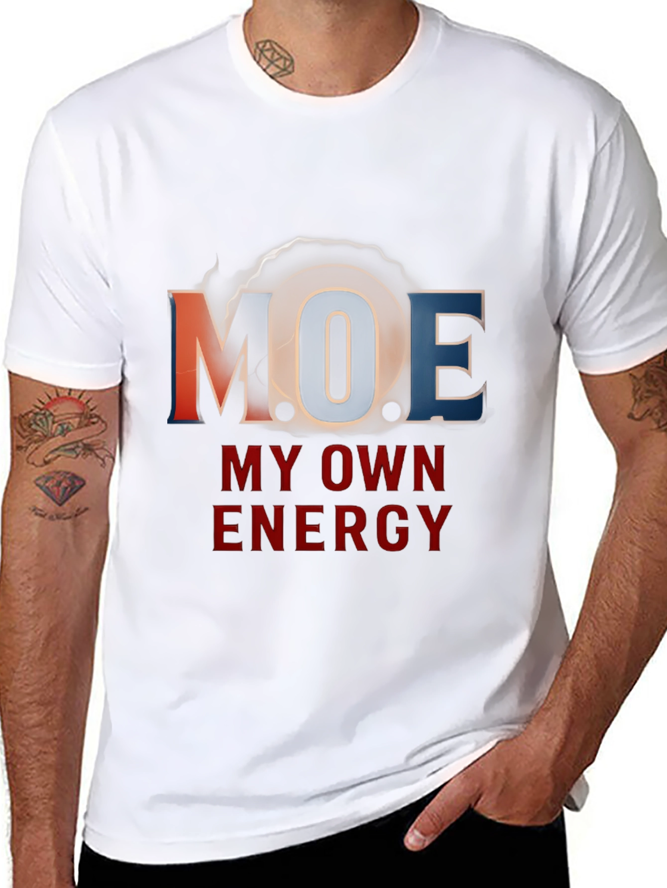 Black M.O.E. My Own Energy Graphic Tee view 8