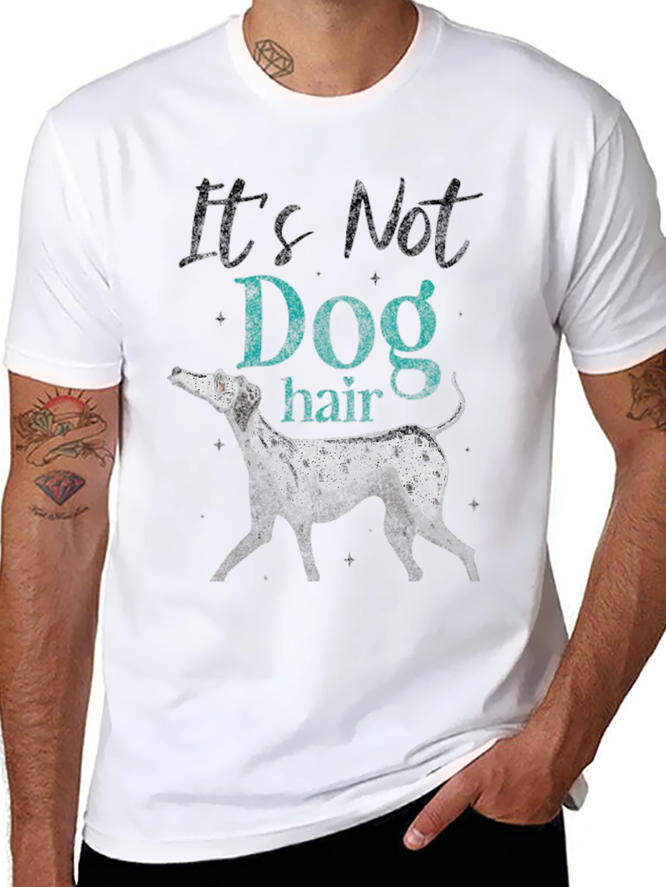 Black Dog Hair T-Shirt - Black view 8