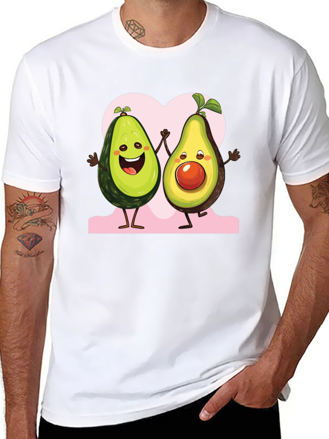 Black Avocado Love Graphic Tee - Cute & Trendy view 8