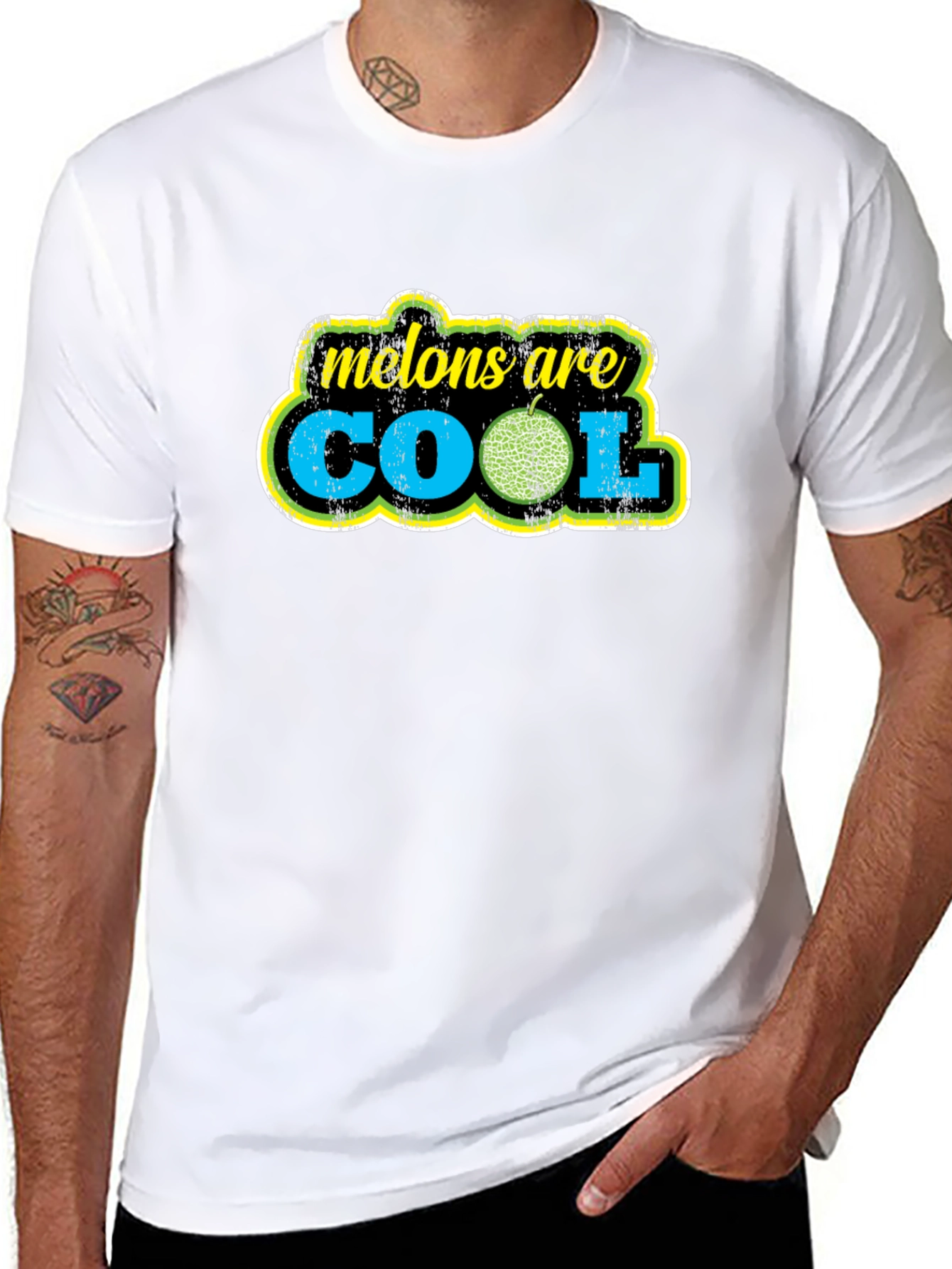Black Melons are Cool T-Shirt view 8