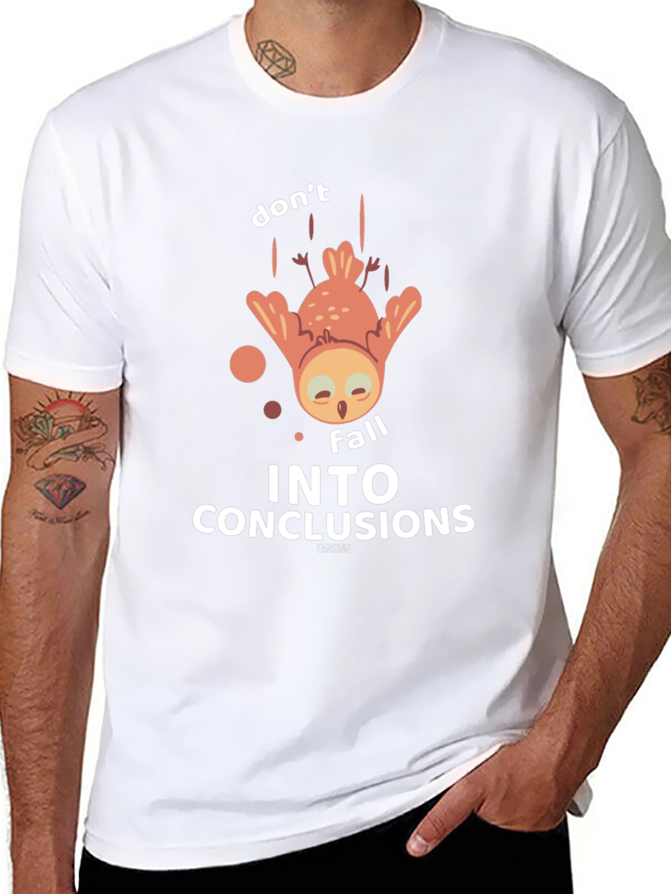 Black Don't Fall Into Conclusions T-Shirt view 8