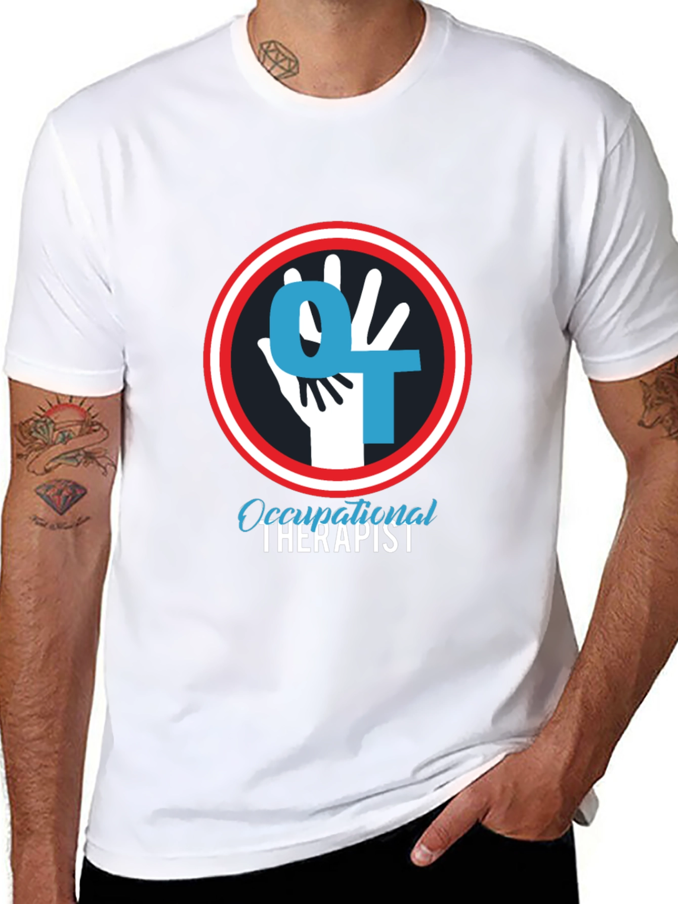 Occupational Therapist T-Shirt - OT Logo Design - 8