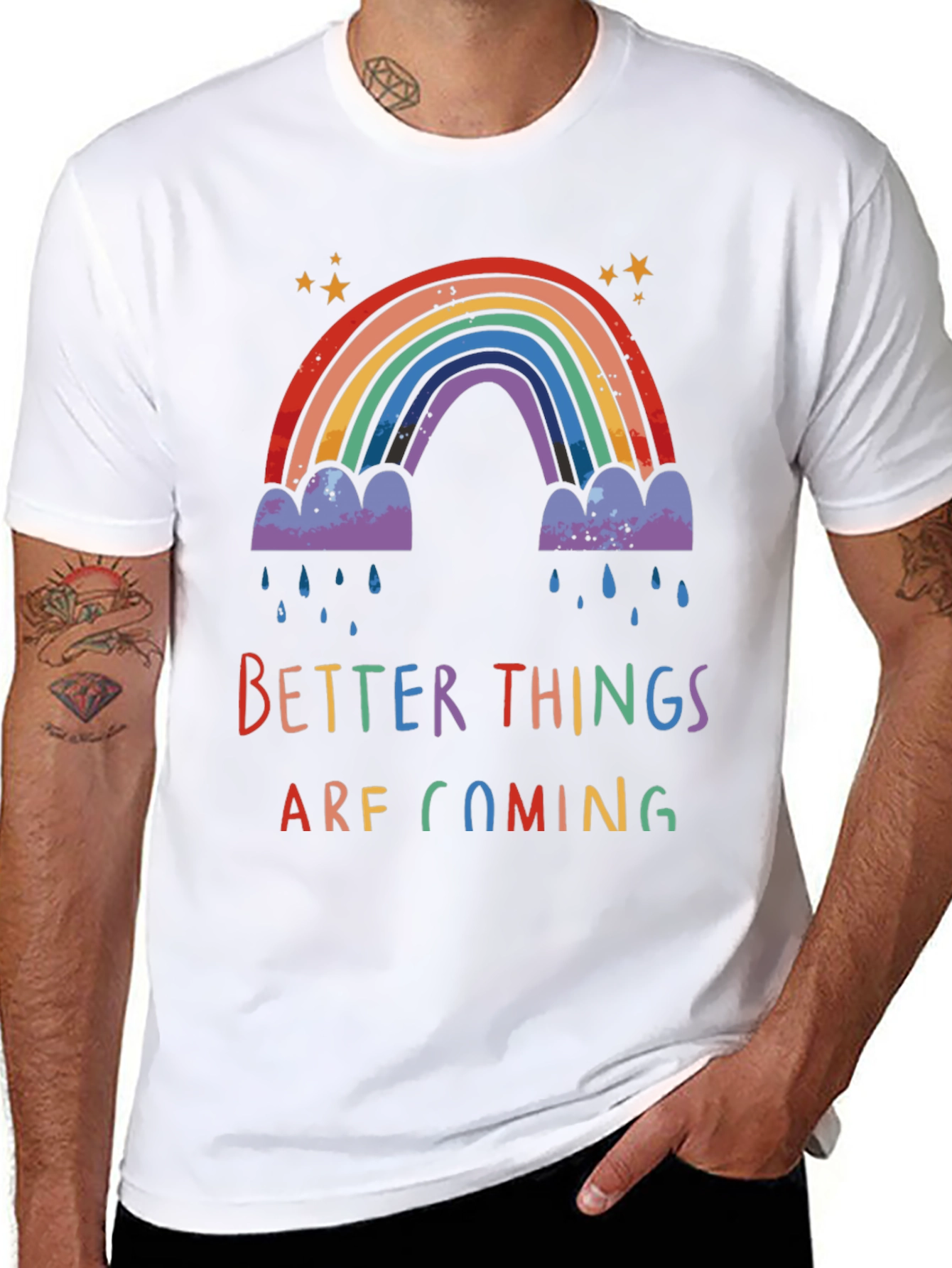 Black Rainbow "Better Things" Graphic Tee view 8
