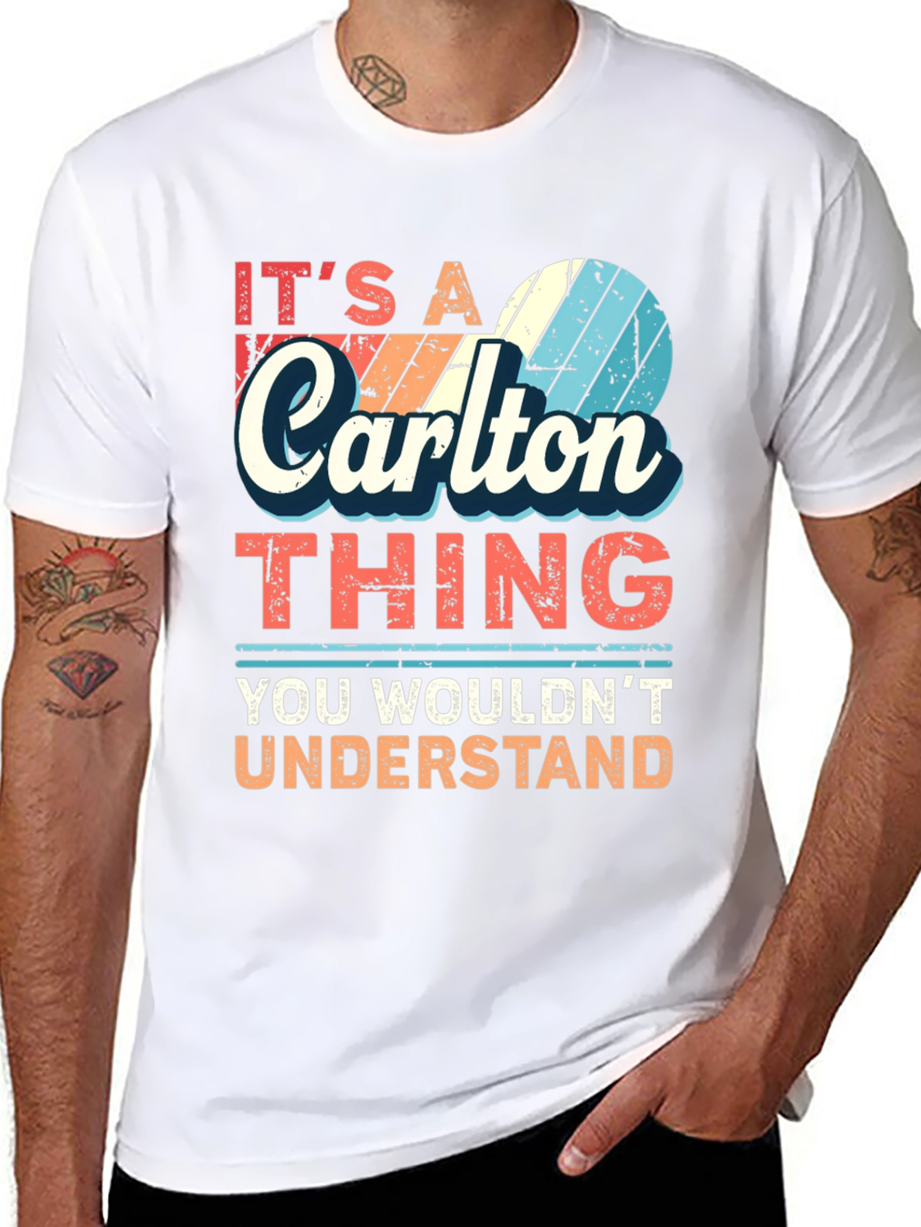 Black It's a Carlton Thing T-Shirt - You Wouldn't Understand view 8