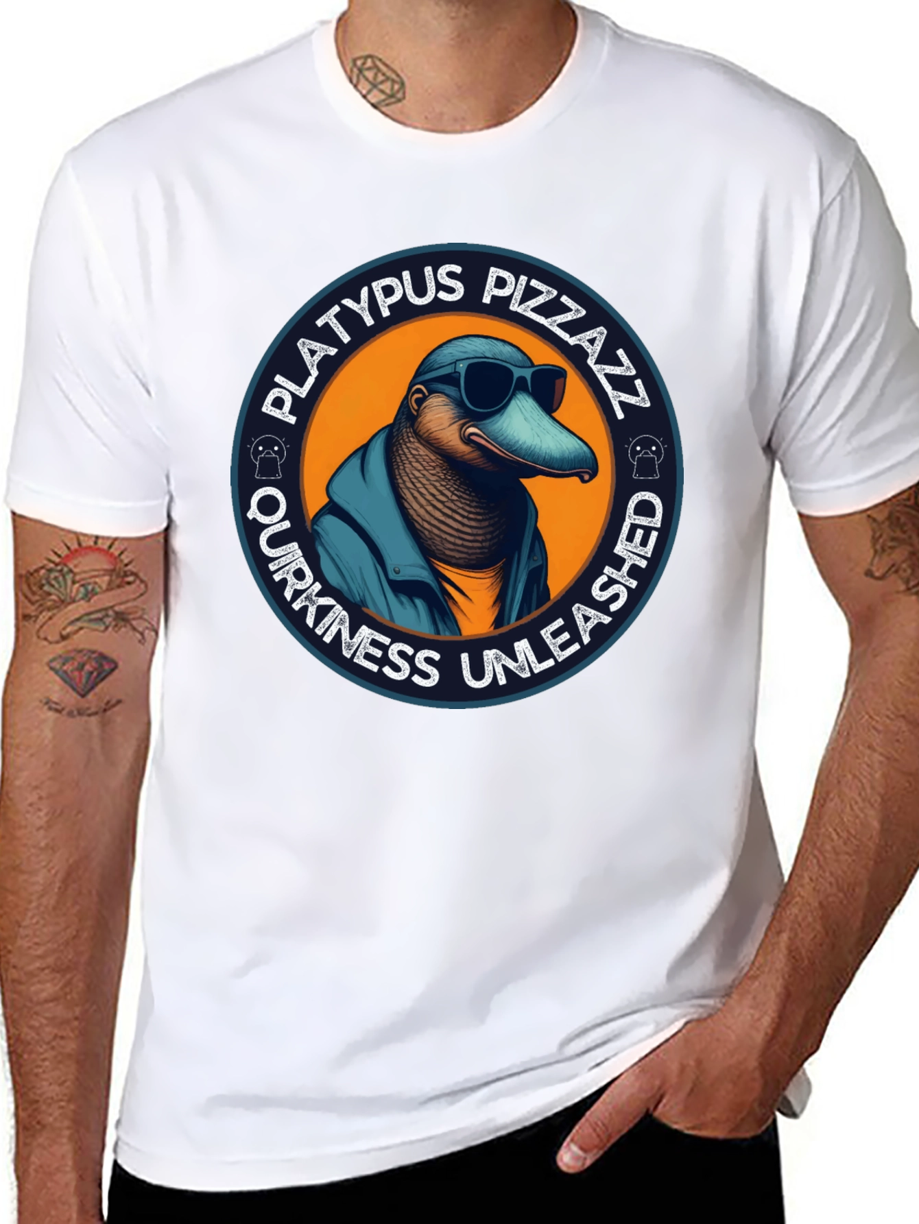 Black Platypus Pizzazz T-Shirt - Quirky & Unleashed view 8