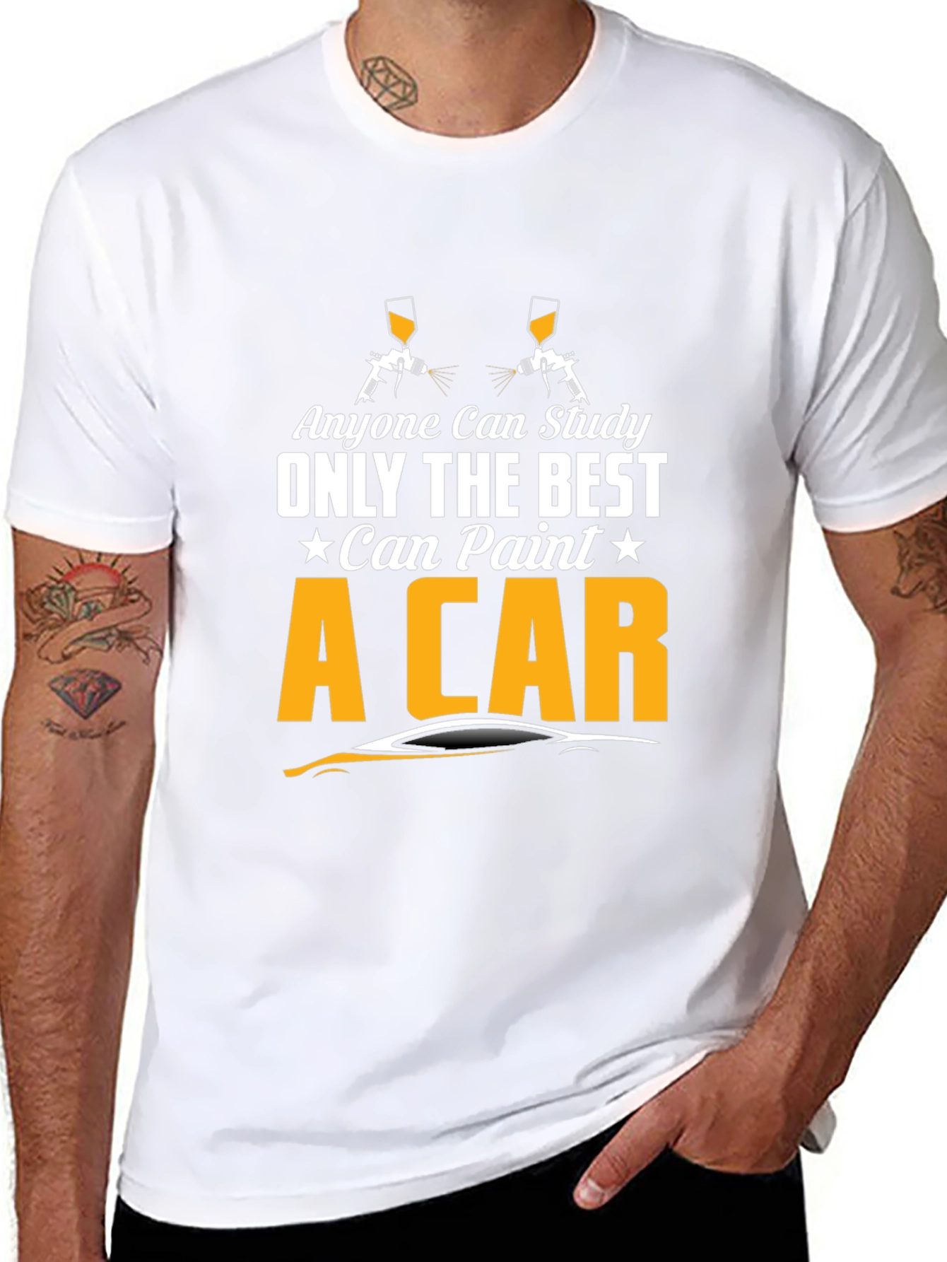 Best Can Paint A Car Graphic Tee - 8
