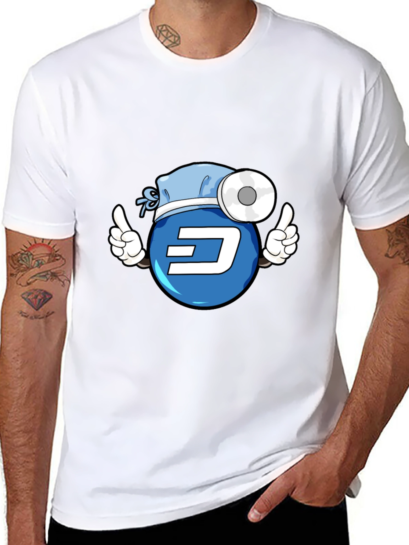 Black Novelty Crypto Dash Doctor T-Shirt view 8