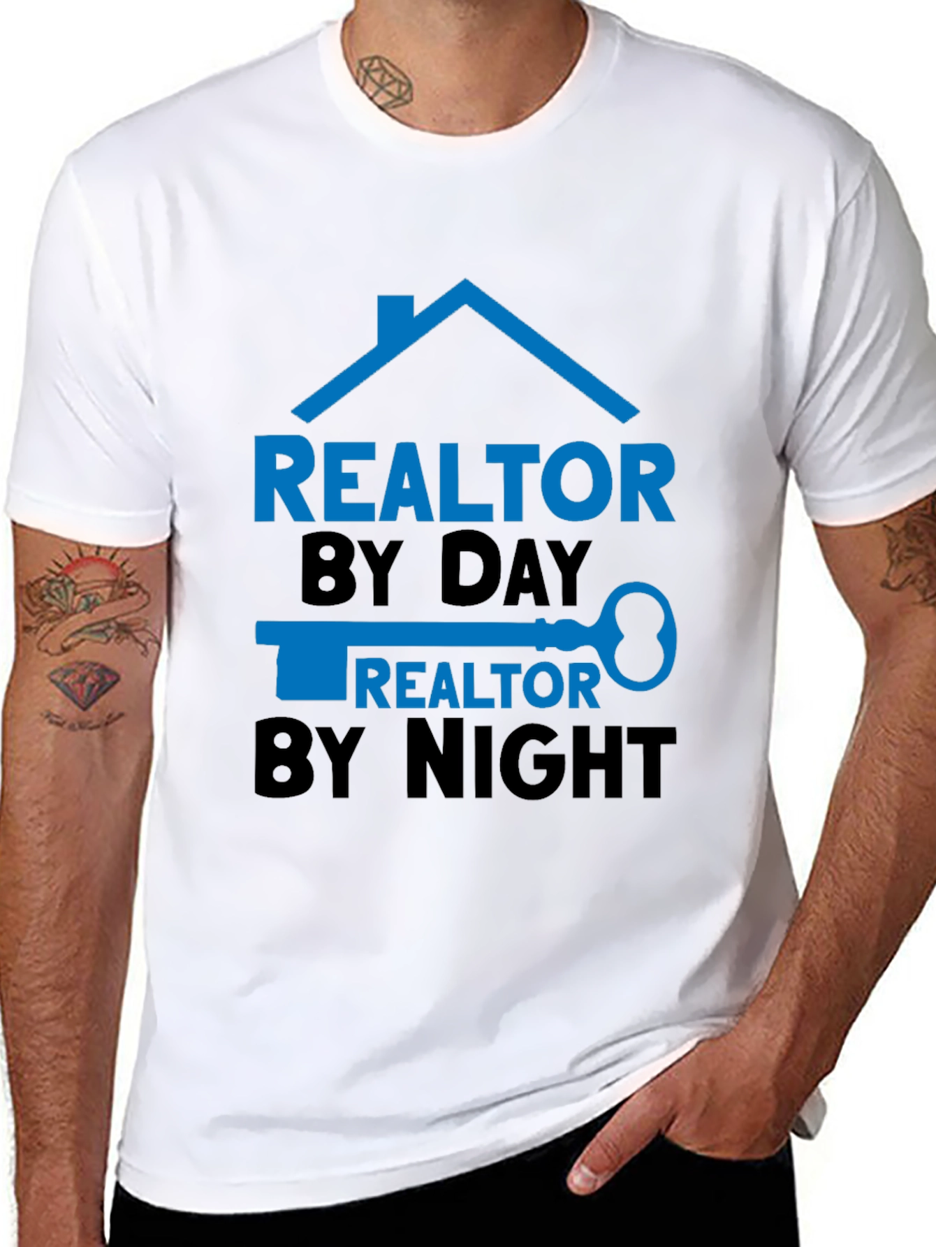 Realtor By Day, Realtor By Night Graphic Tee - 8