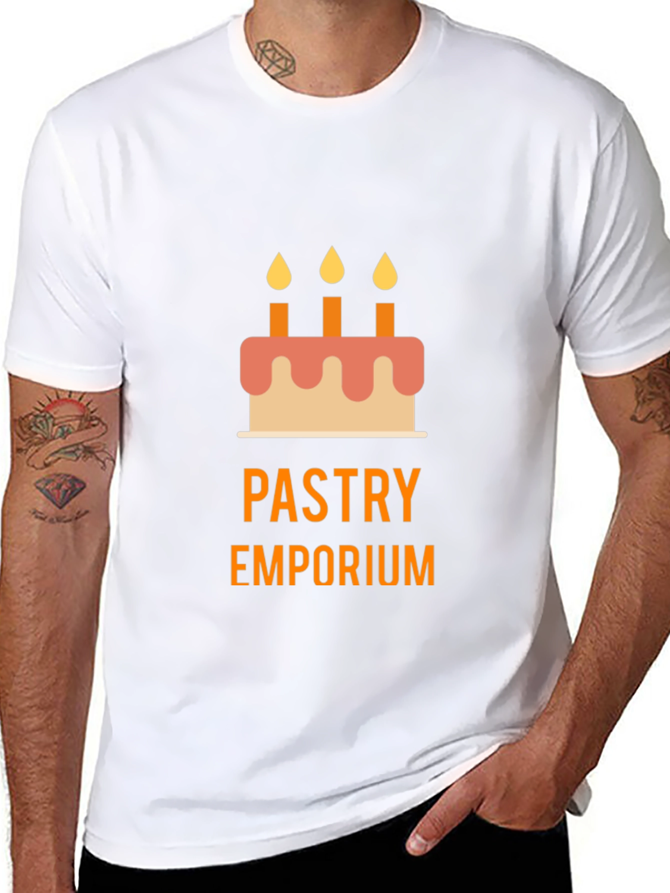 Pastry Emporium T-Shirt | Unique Cake Design Tee - 8