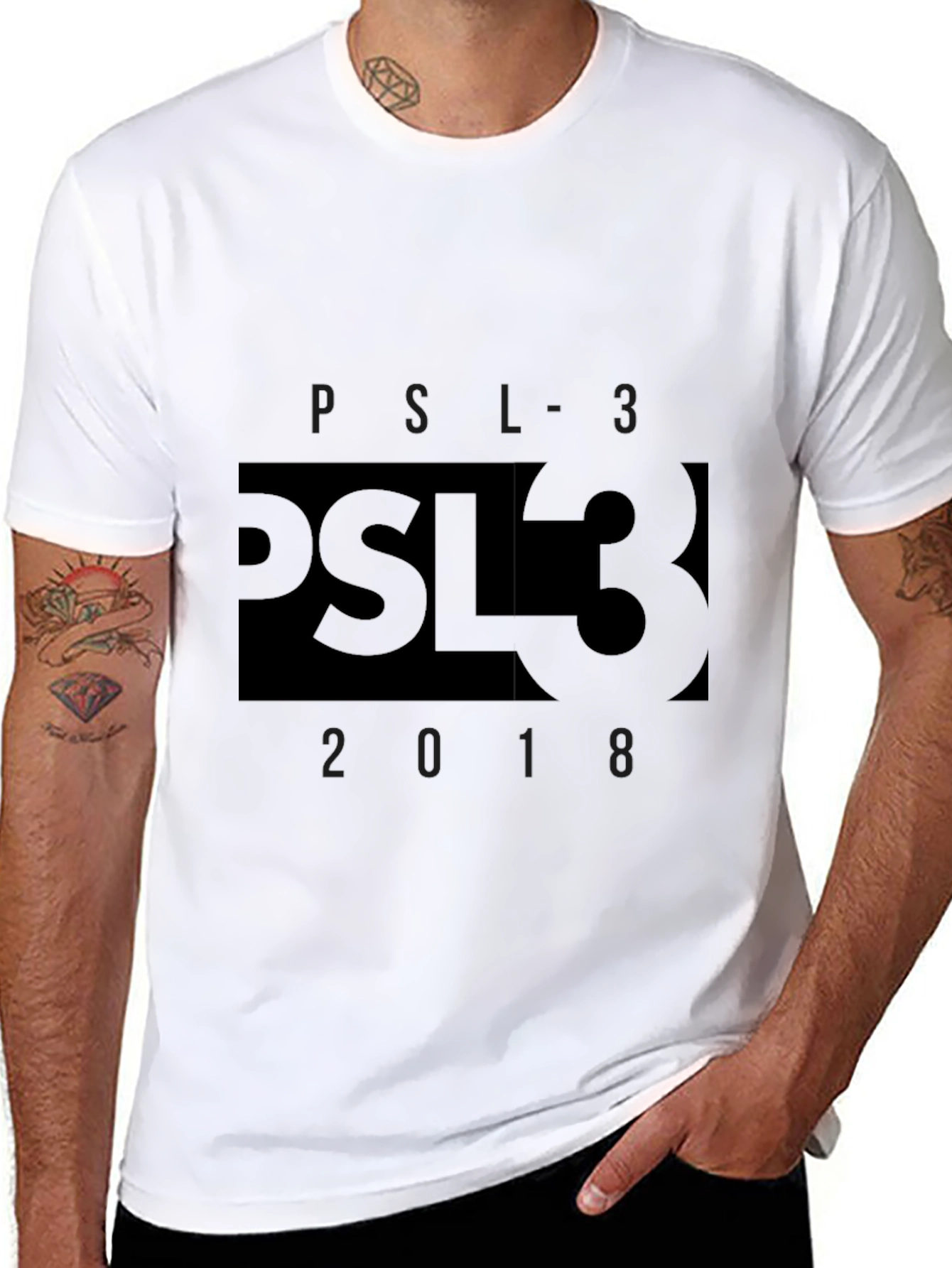 Black PSL 3 2018 Black T-Shirt view 8