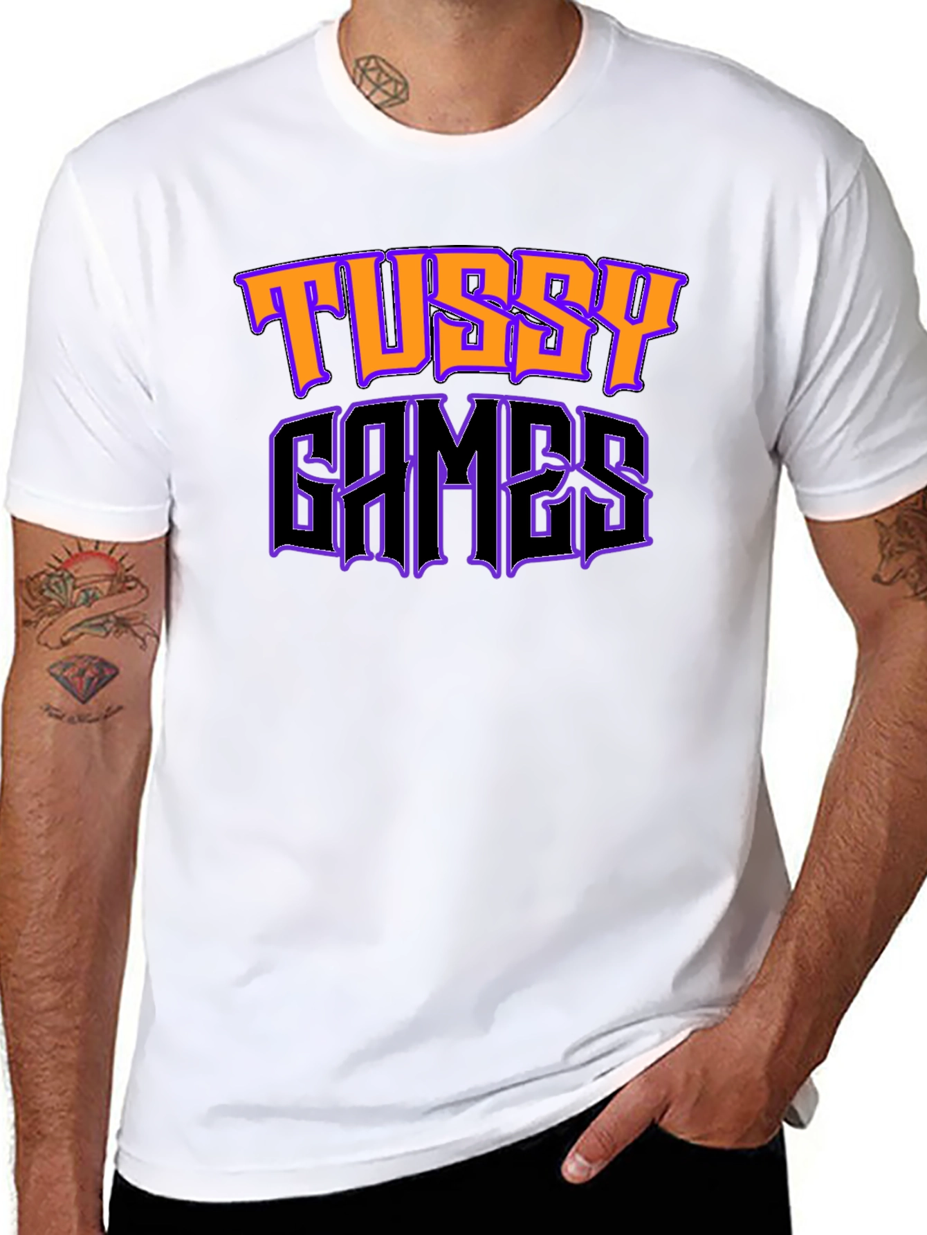 Black Tussy Games Graphic T-Shirt | Black view 8